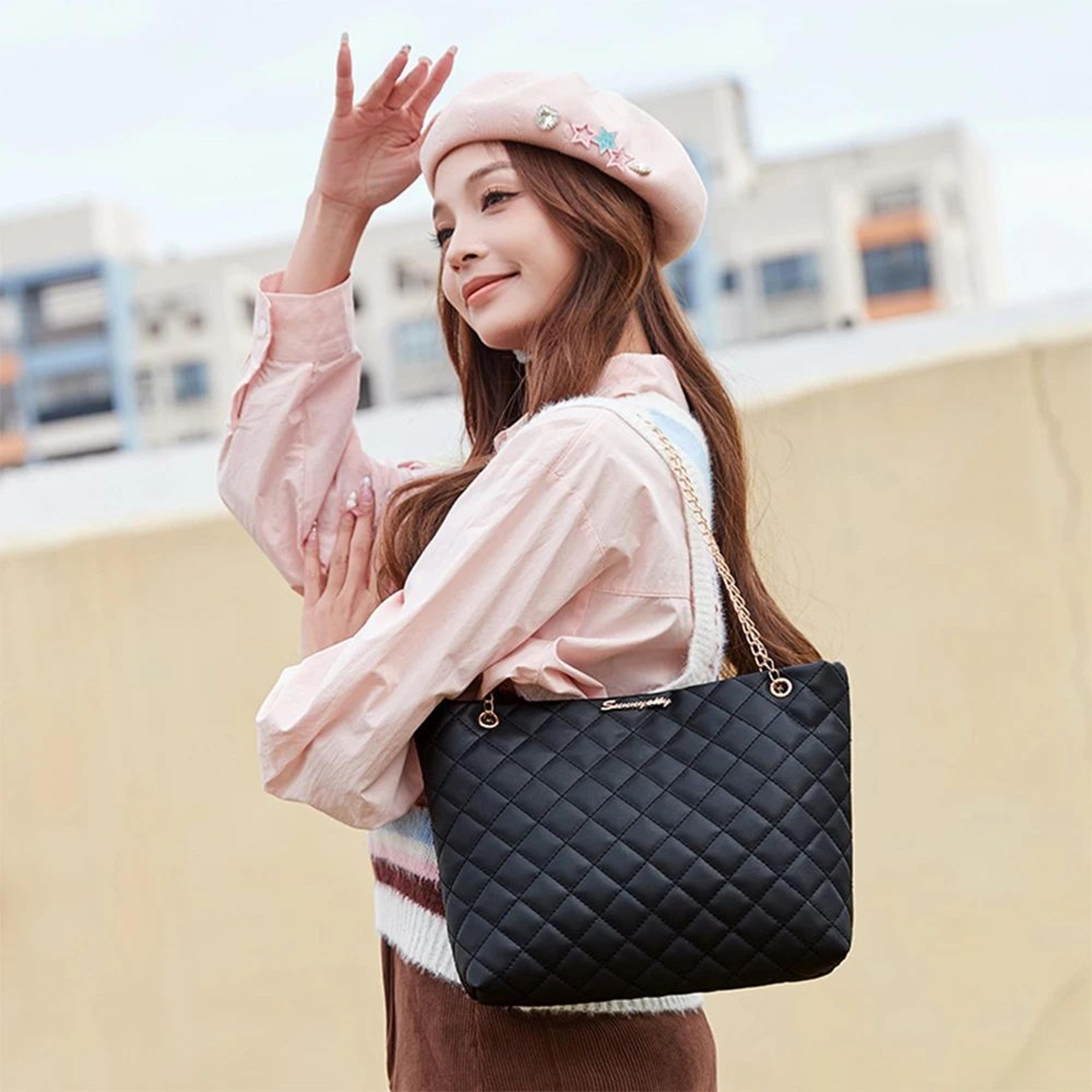 Women PU Leather Shoulder  Crossbody Bag 3