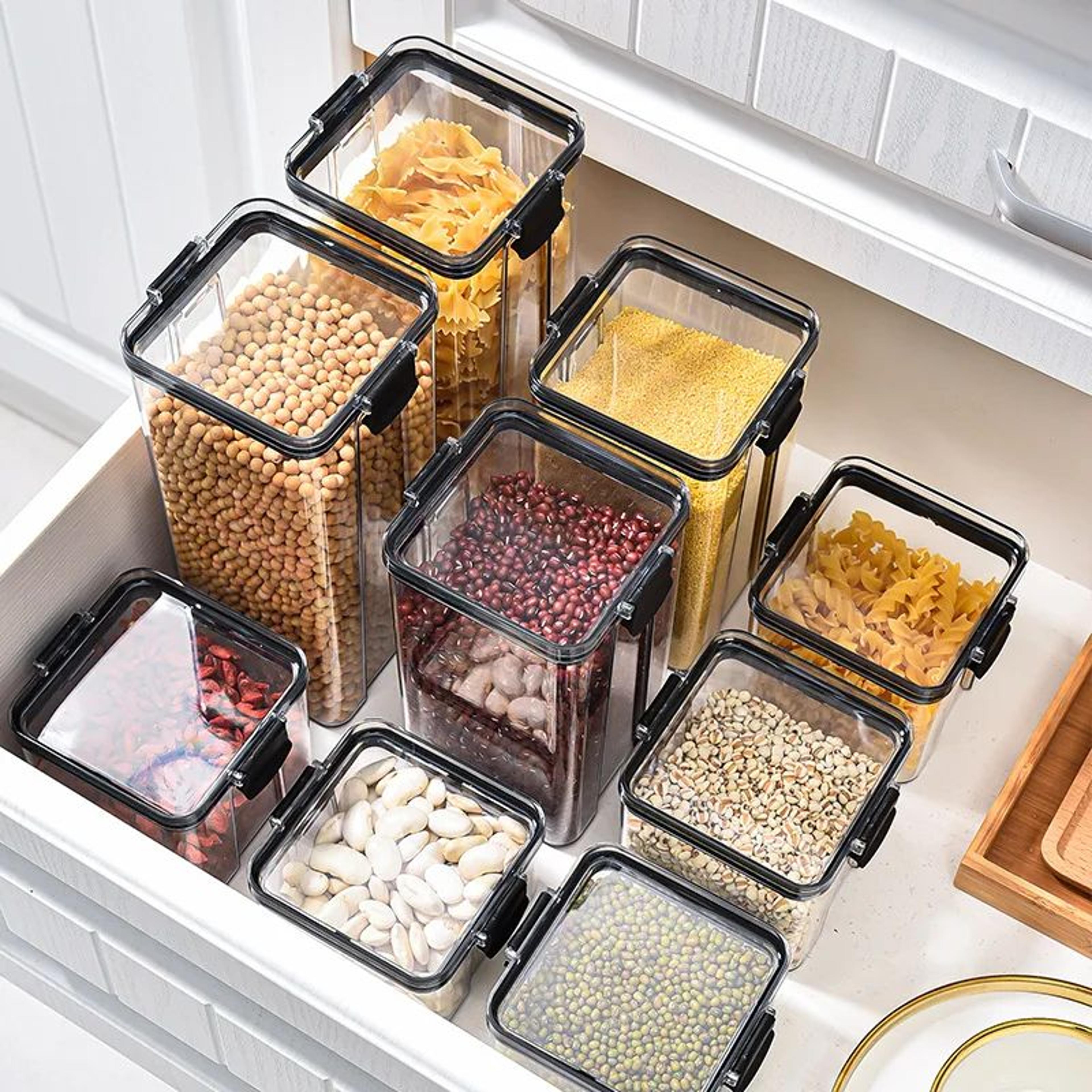 Stackable Airtight Kitchen Storage Jar Set 0