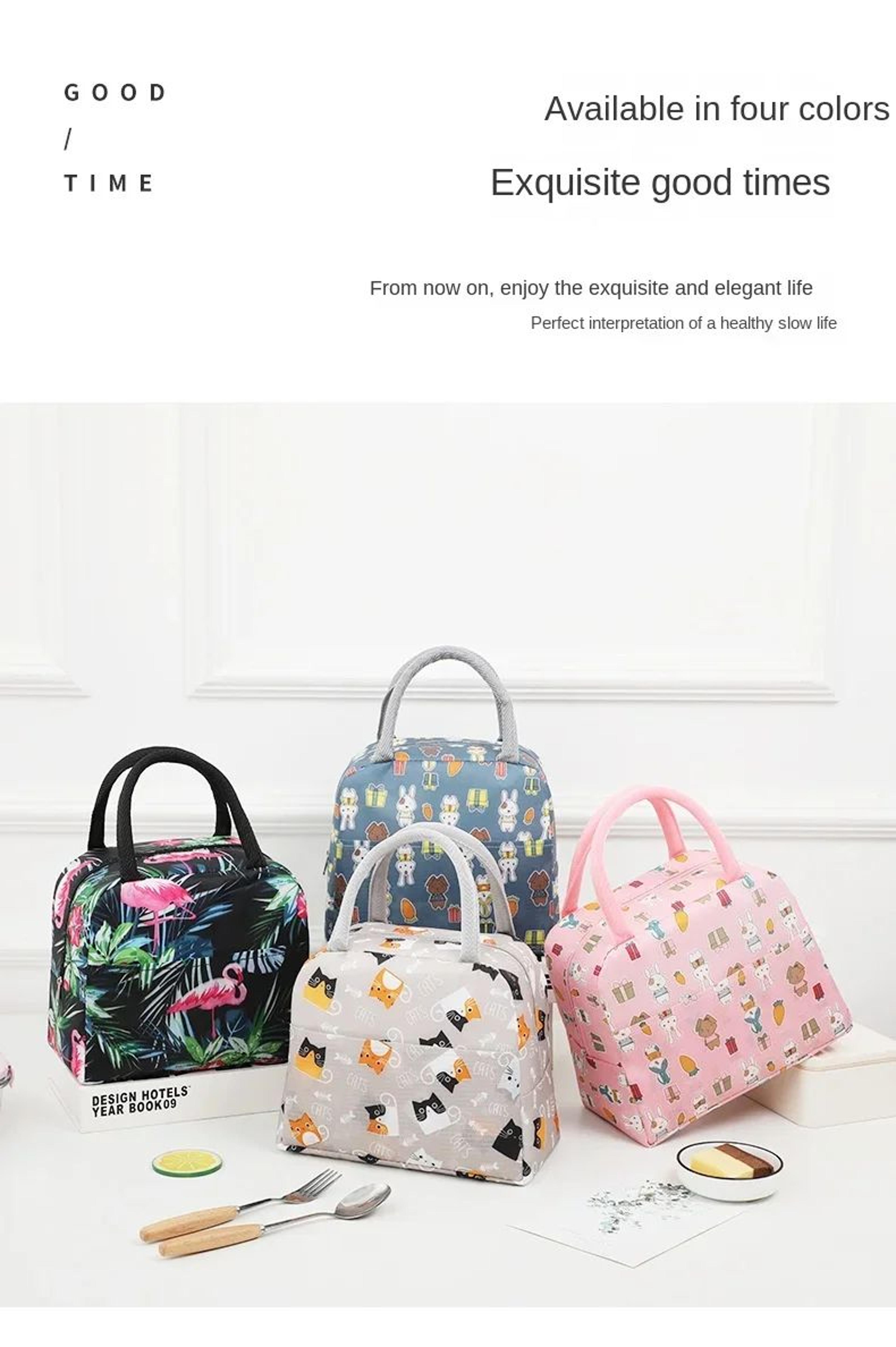 Cartoon Insulated Lunch Tote Bag 11