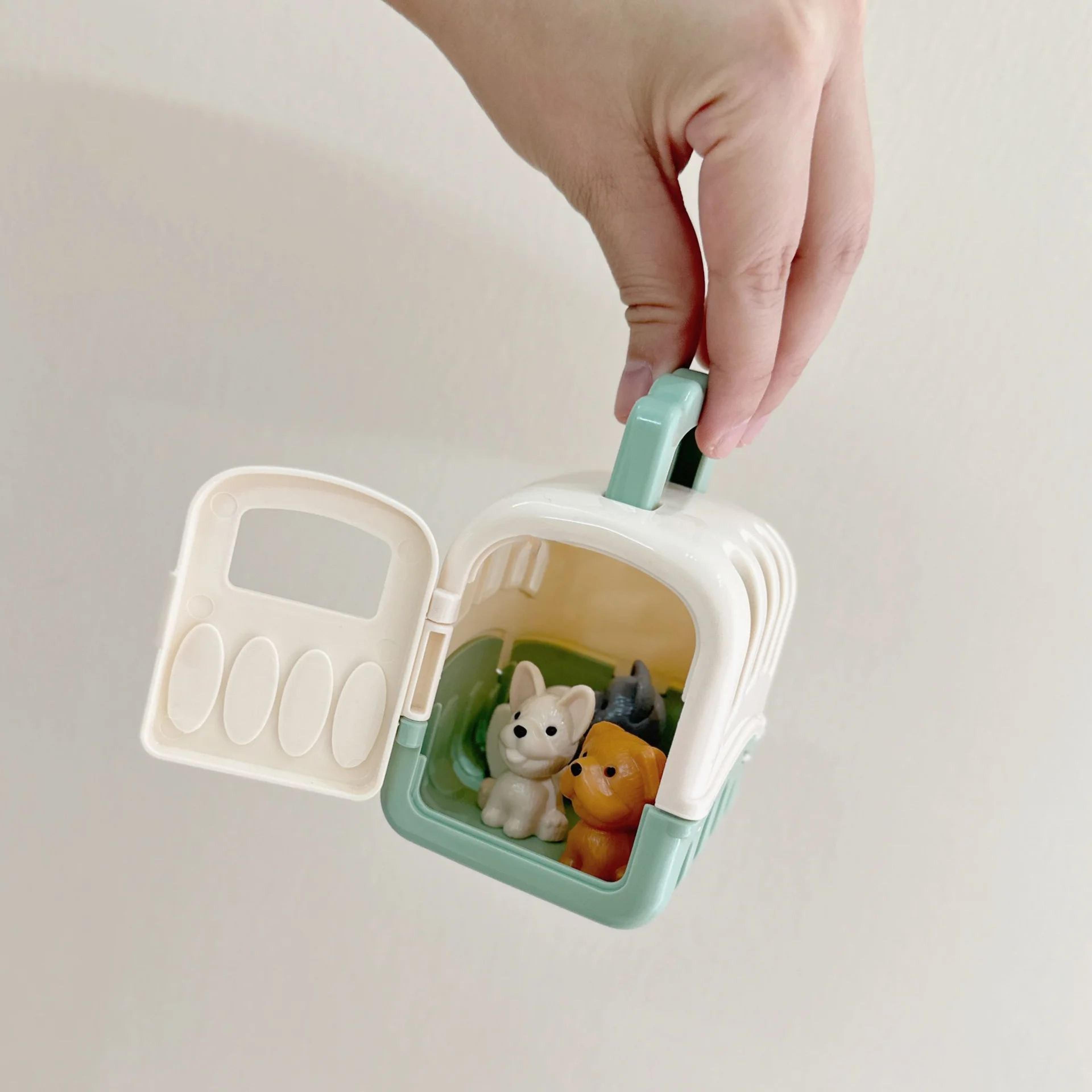 Cute Dog Doll Basket Playset 3