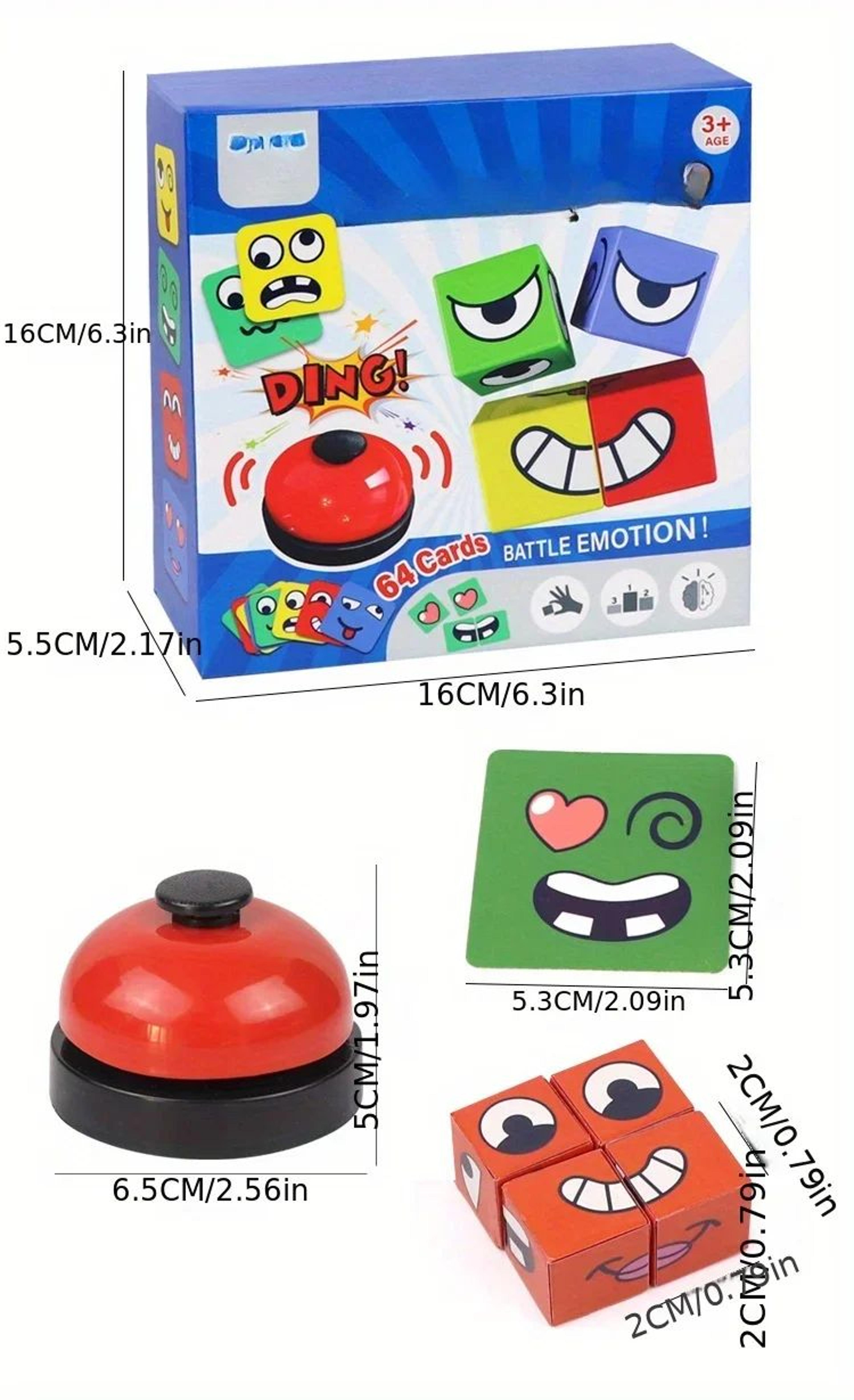Kids Face Change Expression Puzzle Cube 6
