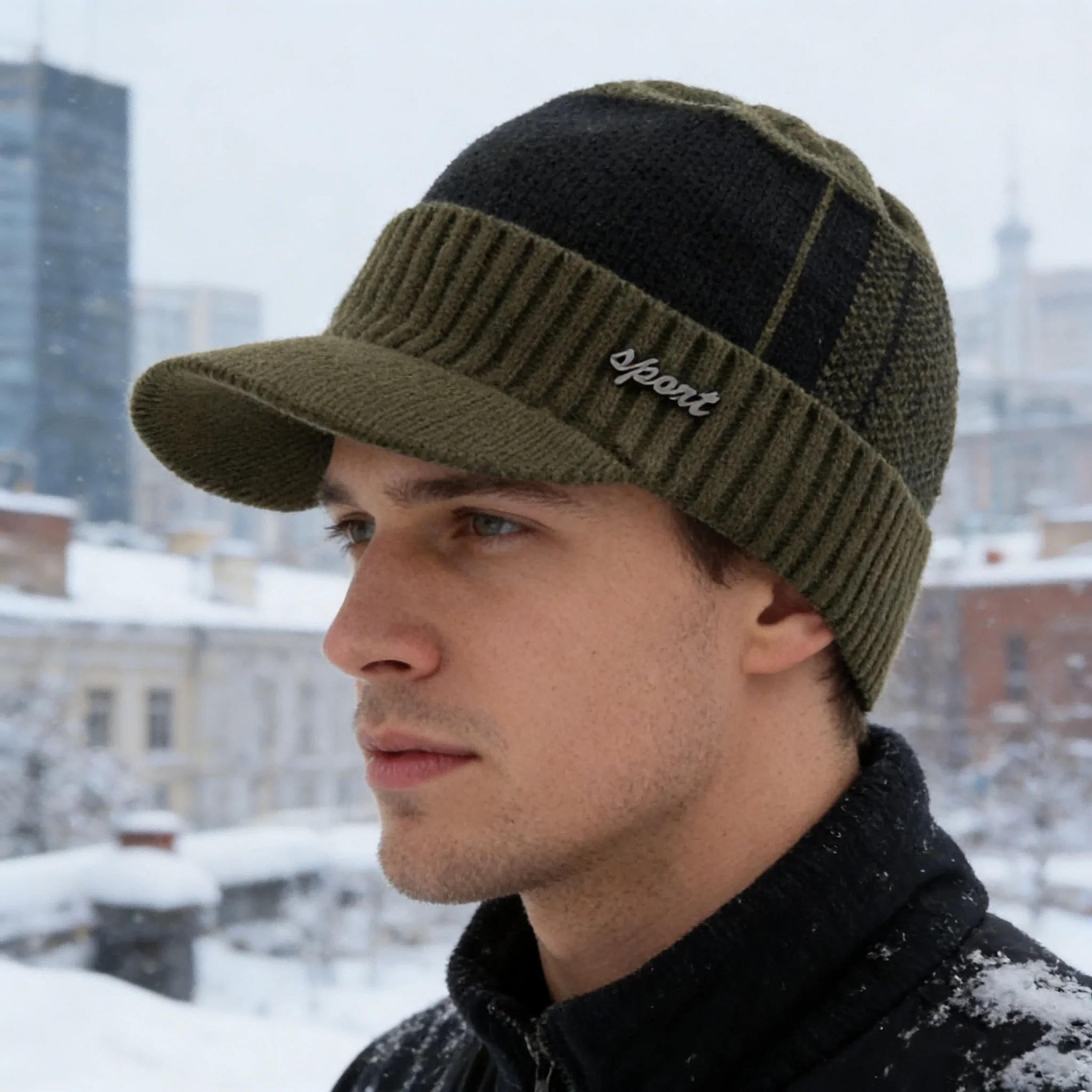 Fur Lined Winter Beanie Hat 10