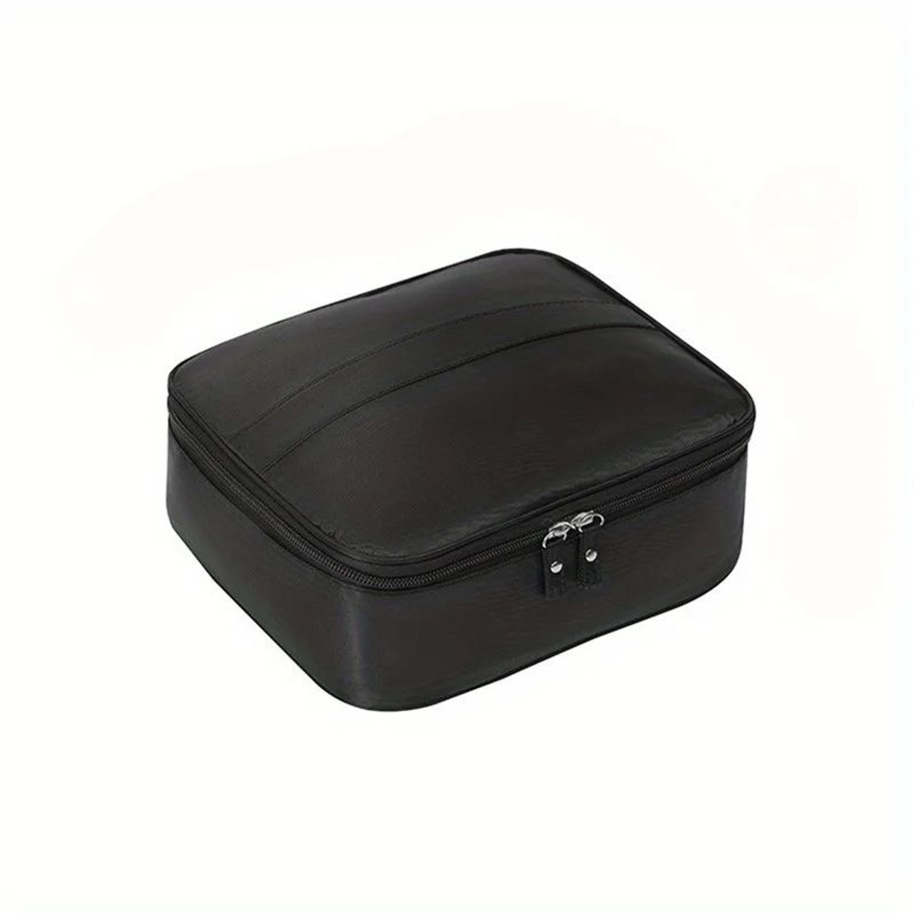 Black Travel Makeup Organizer Cosmetic Bag 6
