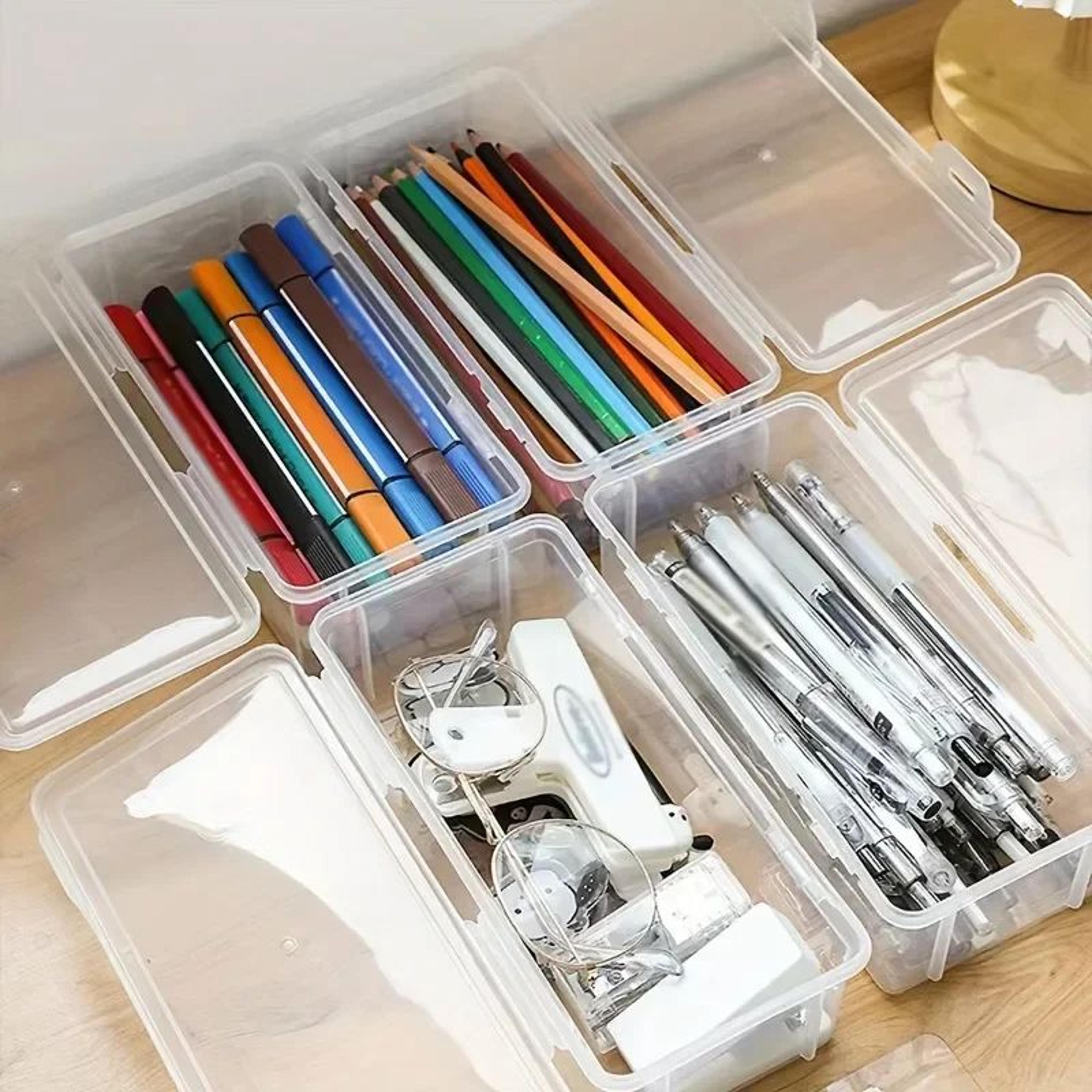 Translucent Large Capacity Pencil Case Set 2