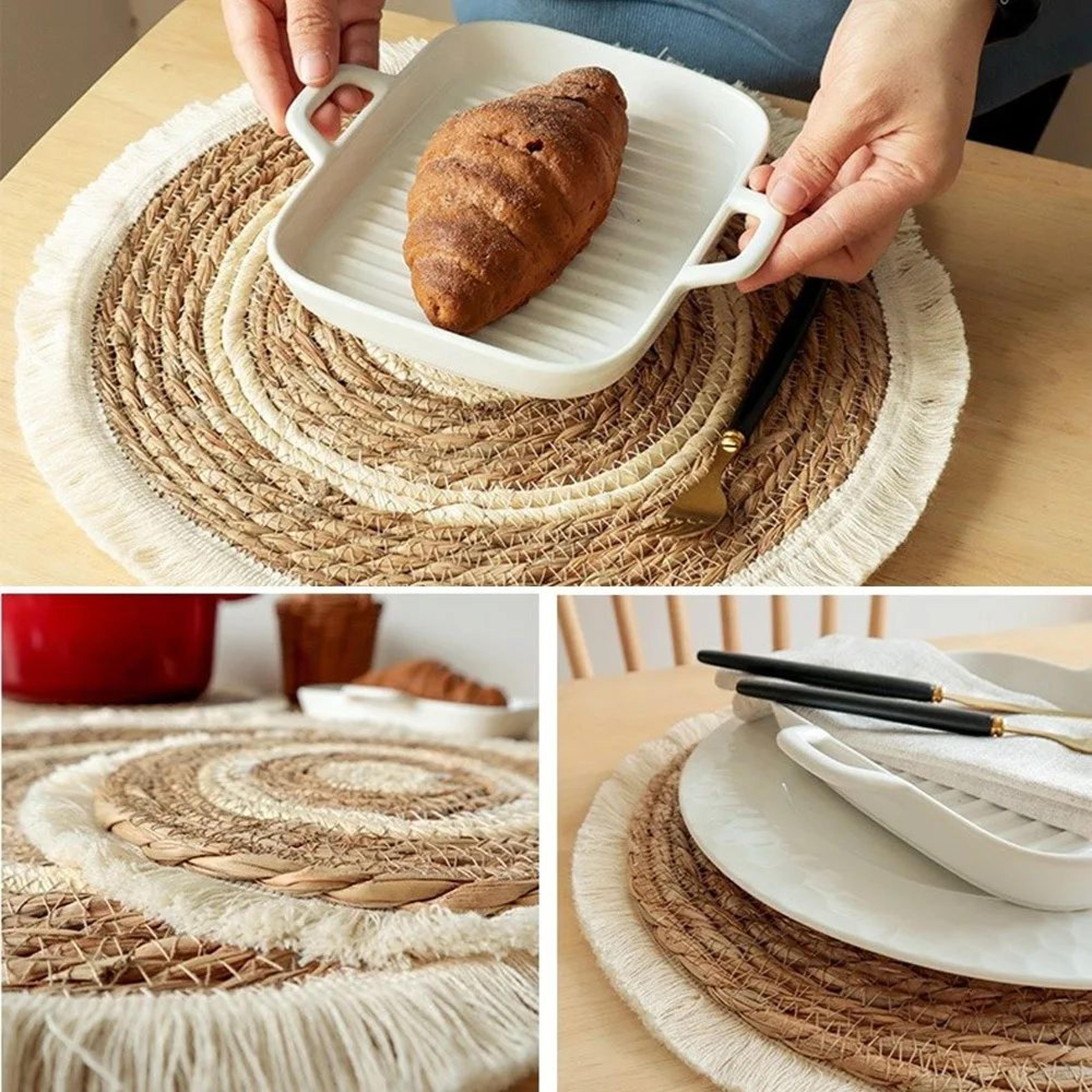 Bohemian Tassel Woven Placemat 3