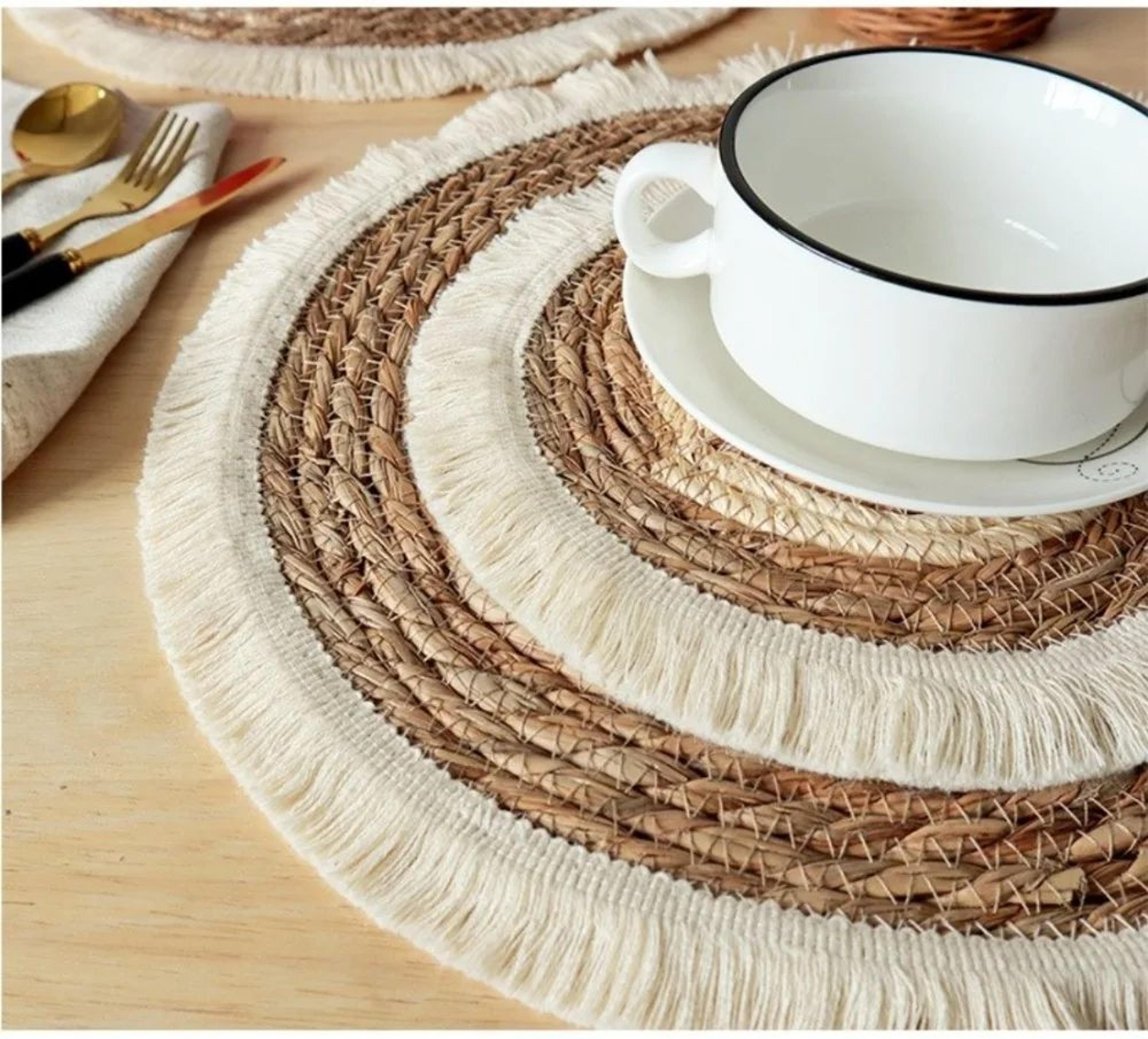 Bohemian Tassel Woven Placemat 13