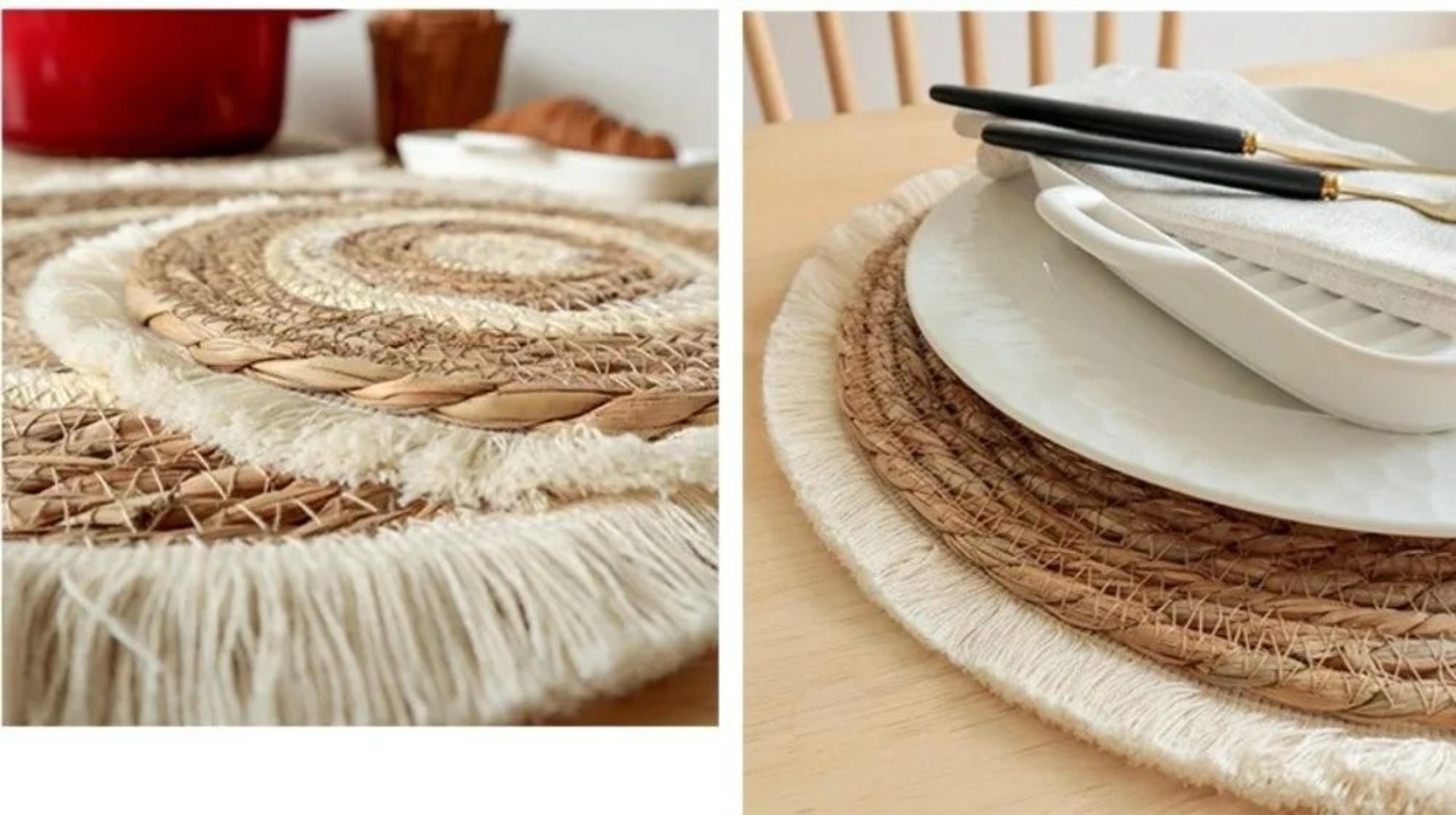 Bohemian Tassel Woven Placemat 14