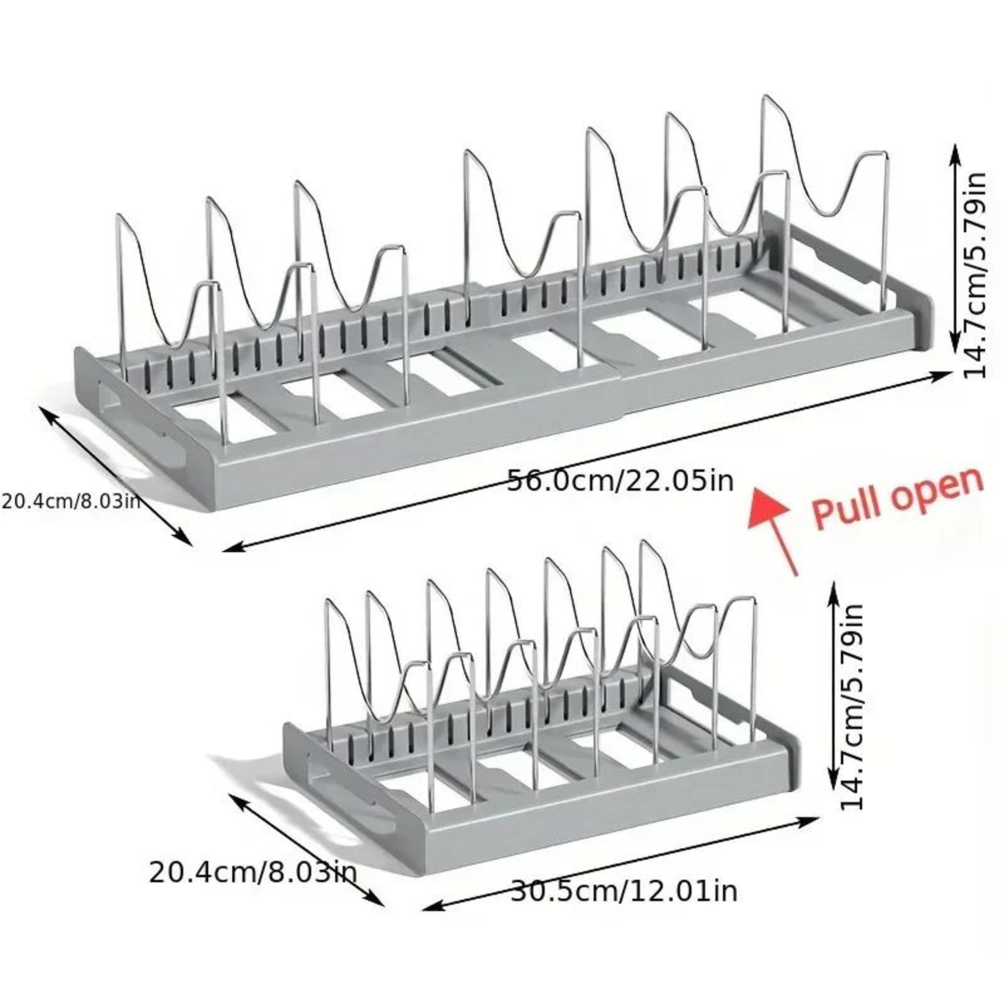 Foldable Kitchen Pot Lid Storage Rack 3