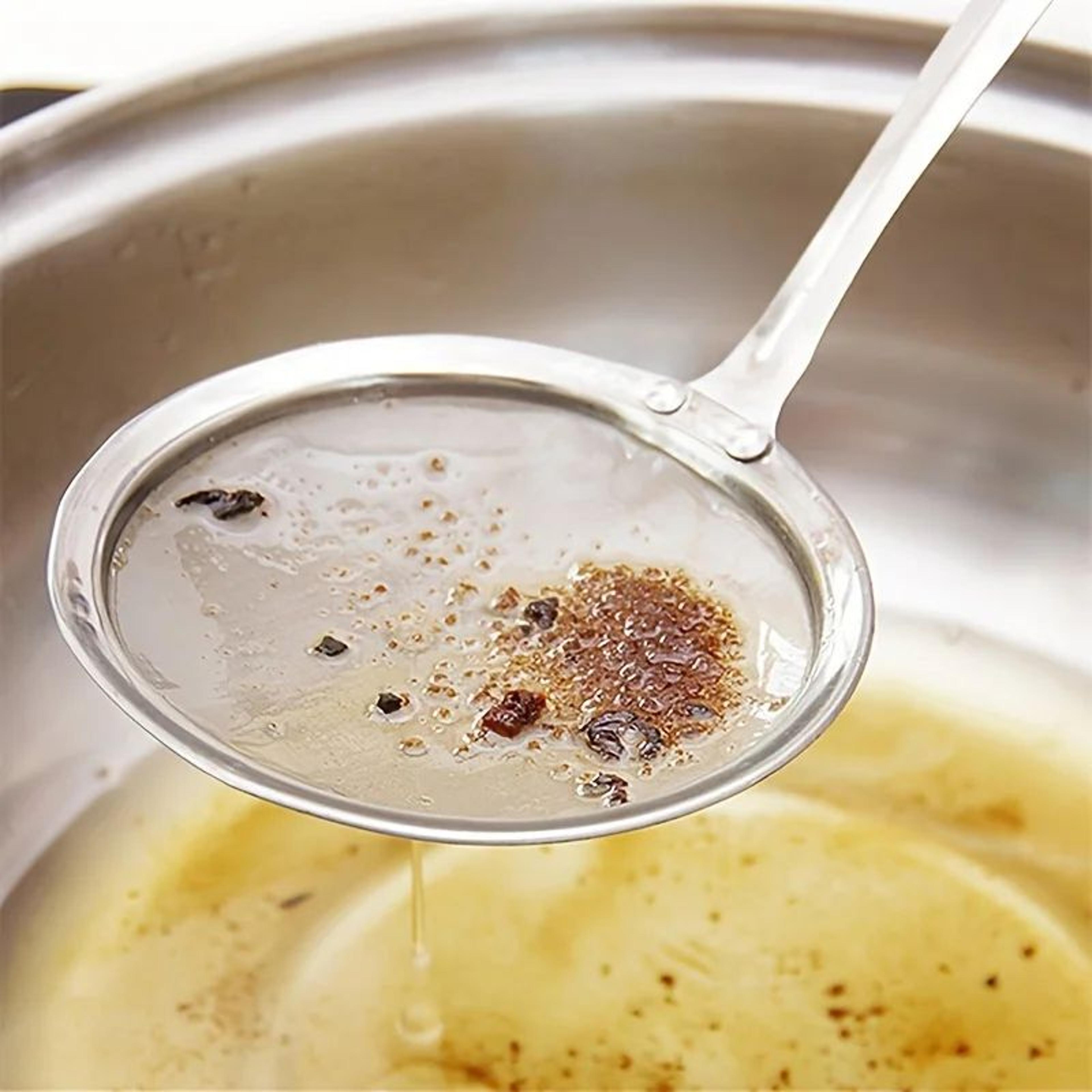 Stainless Steel Fat Skimmer Strainer Spoon 0