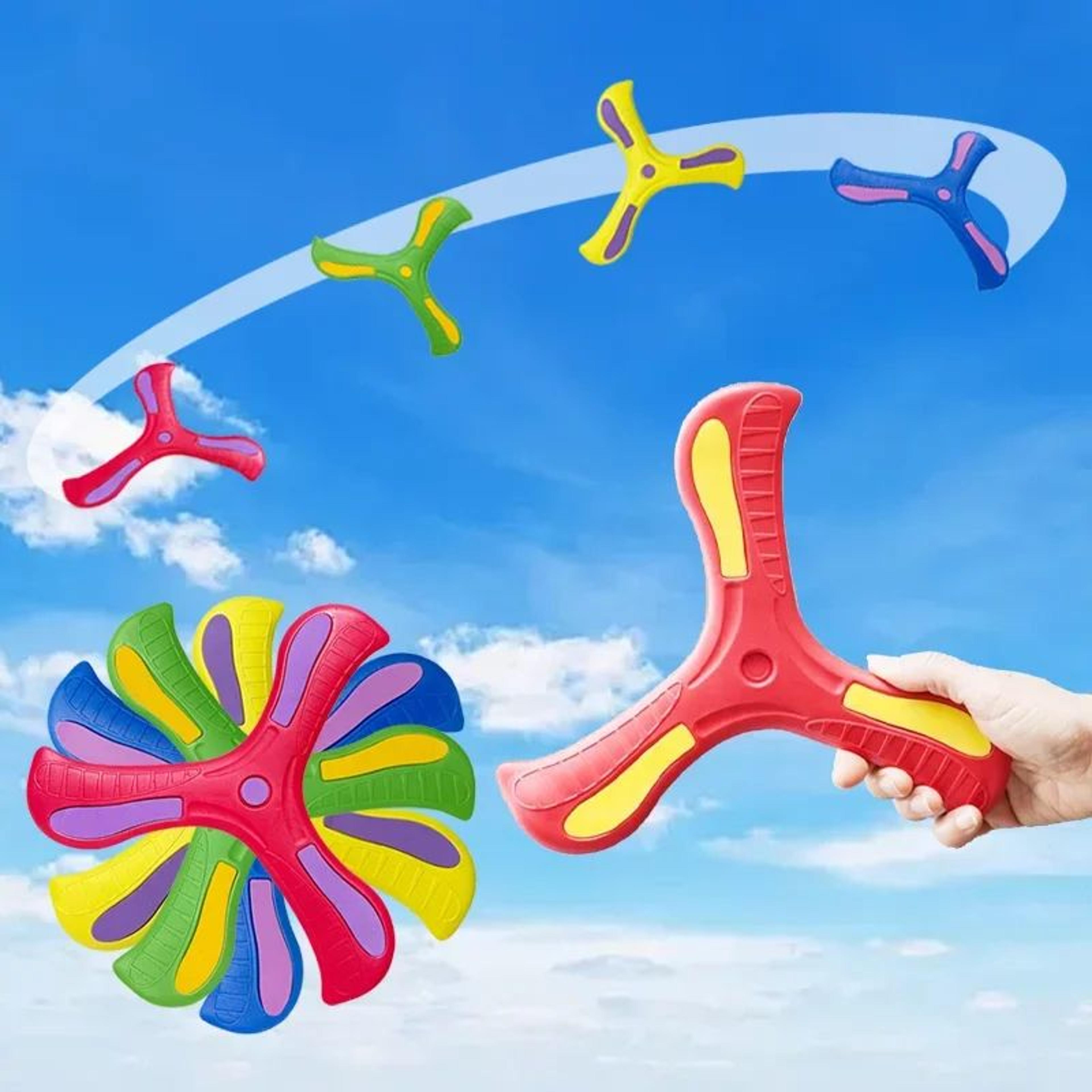 Soft ThreeLeaf Boomerang Outdoor Flying Toy 1