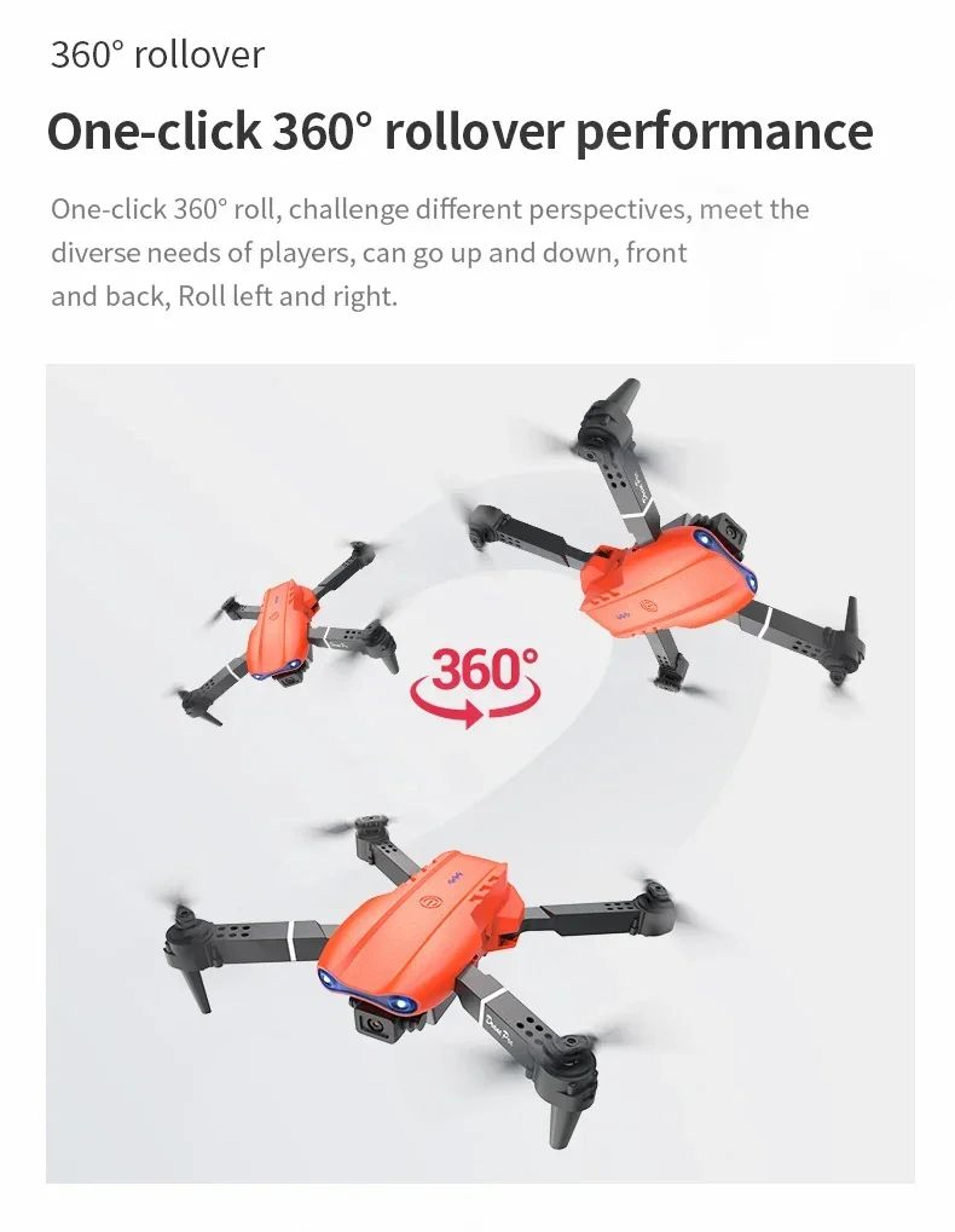 E99Pro 4K WiFi FPV Foldable RC Drone With HD Camera 13