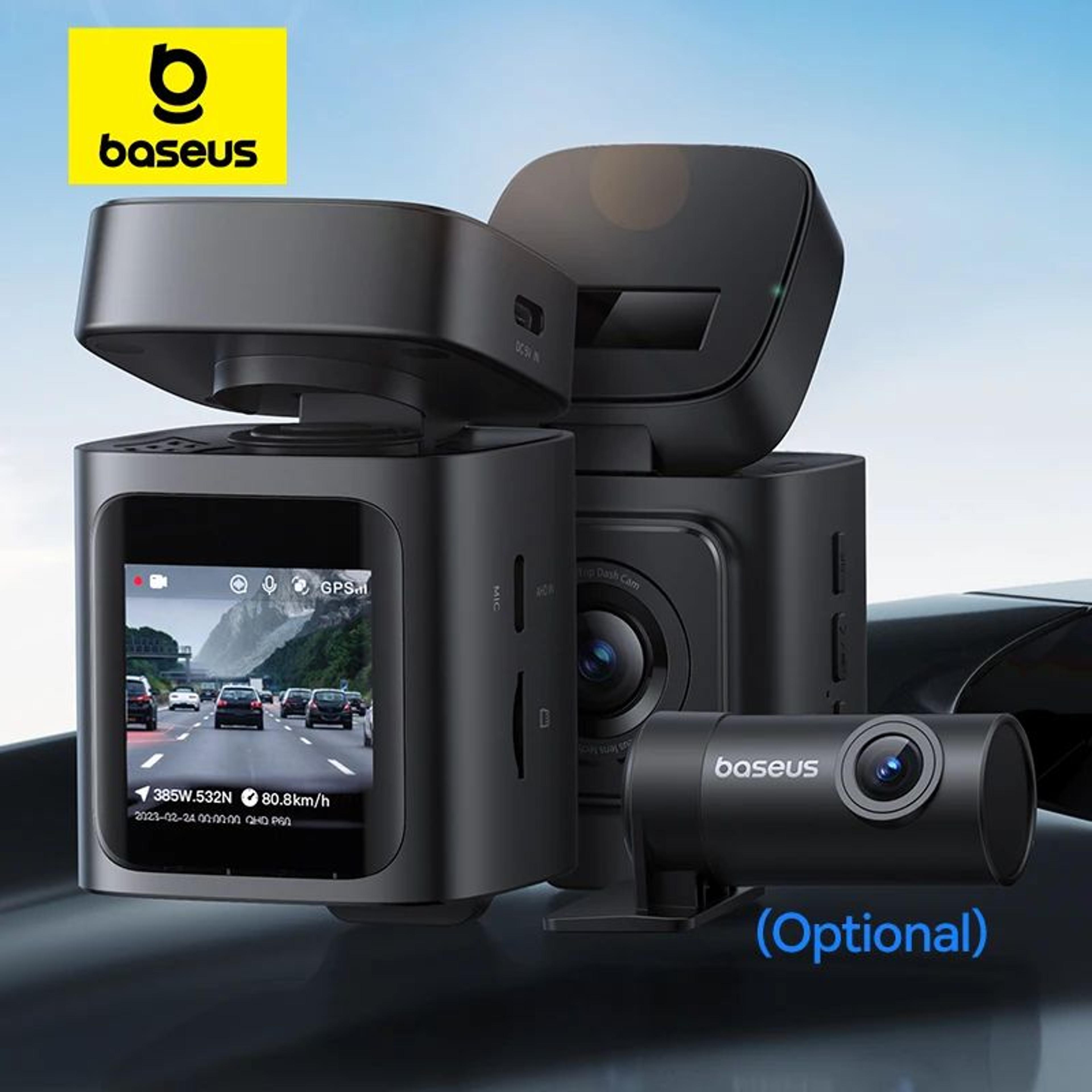 Baseus 3K Front  Rear GPS Dash Cam With 24H Parking Support 0