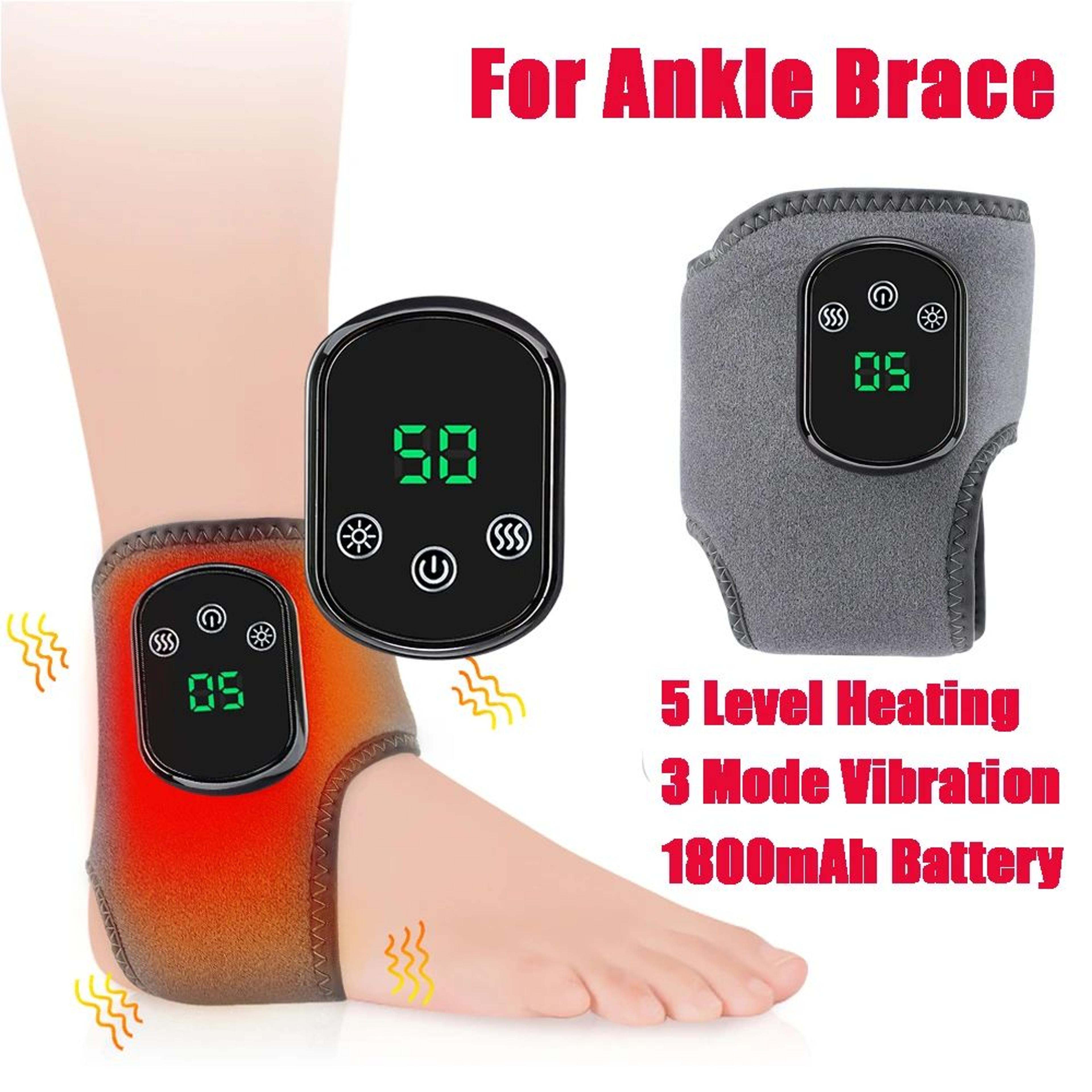 Electric Heated Wrist  Hand Massager Brace With Adjustable Heat And Vibration 18