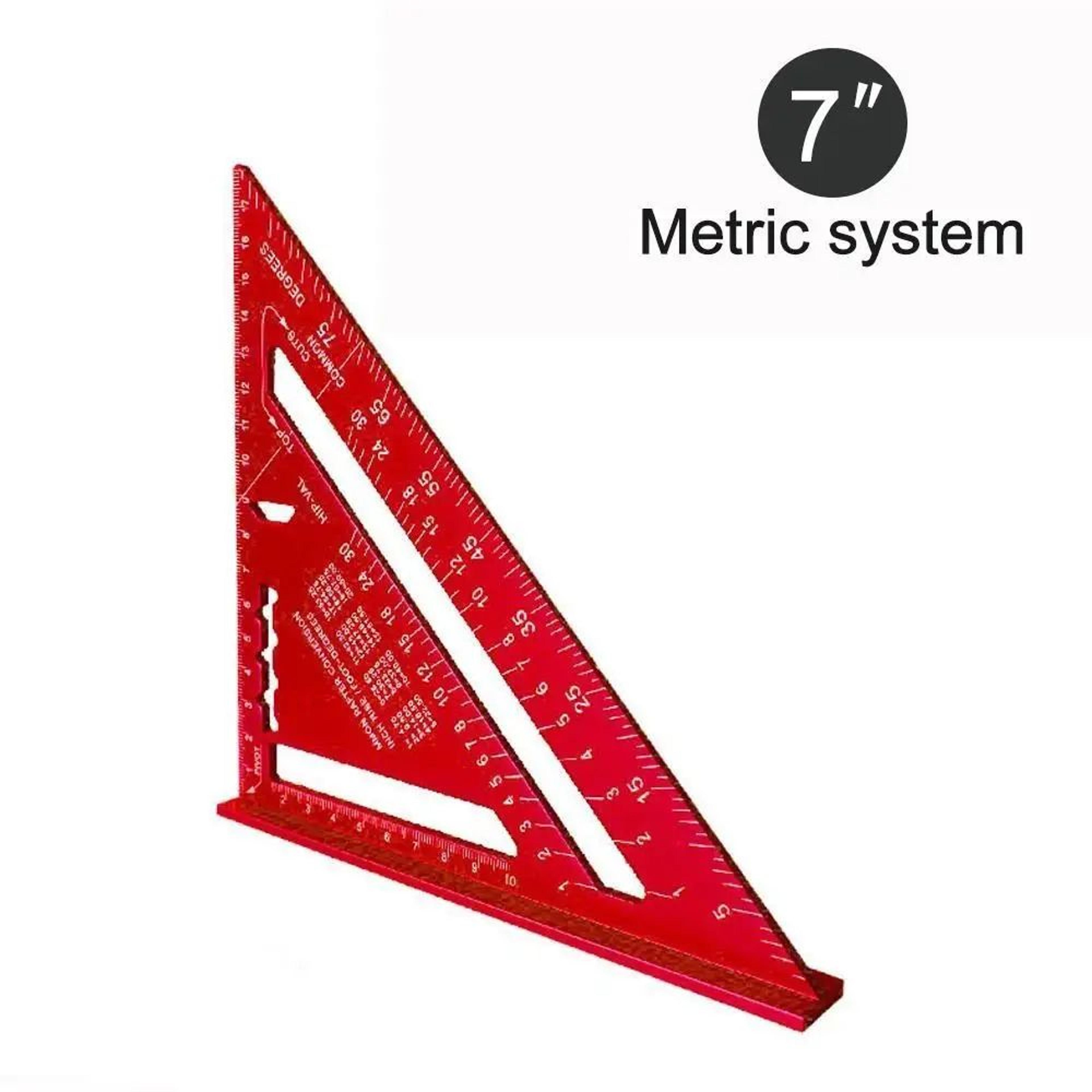 7 Inch Aluminium Alloy Triangle Ruler Speed Square 14