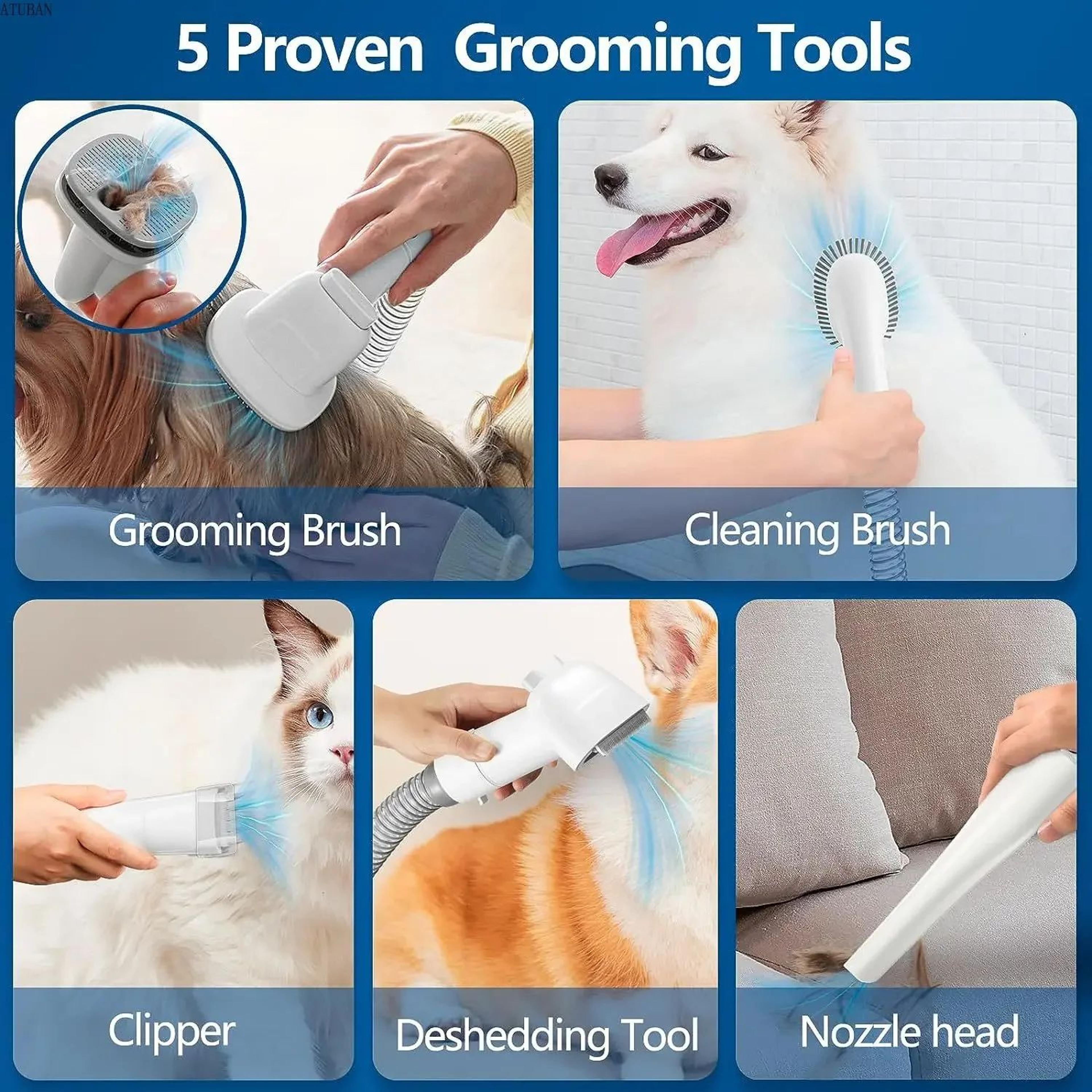 Dog Grooming Vacuum  23L Pet Hair Removal Grooming Kit 4
