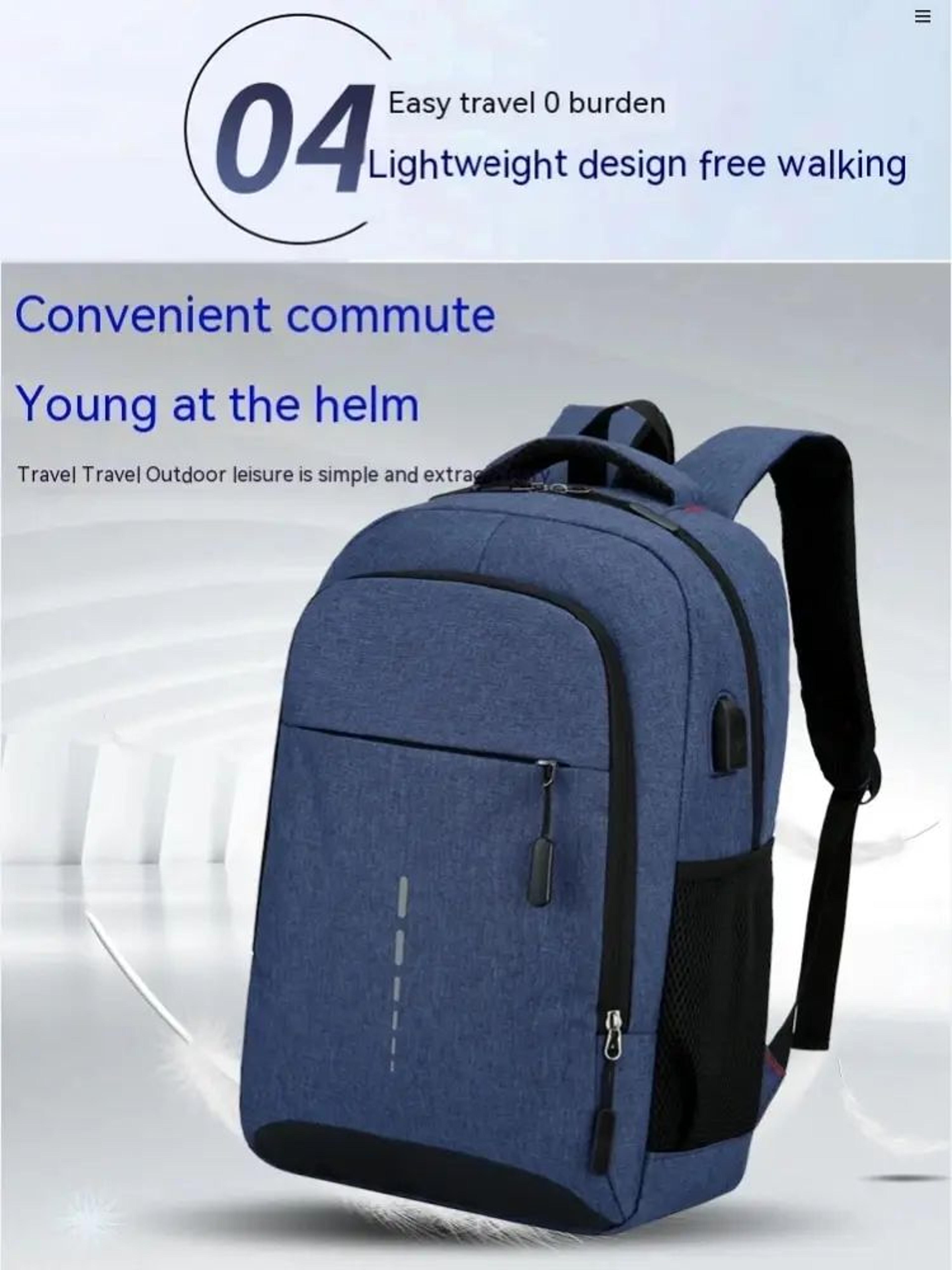 Large Capacity Travel  College Backpack With Laptop Pocket 8