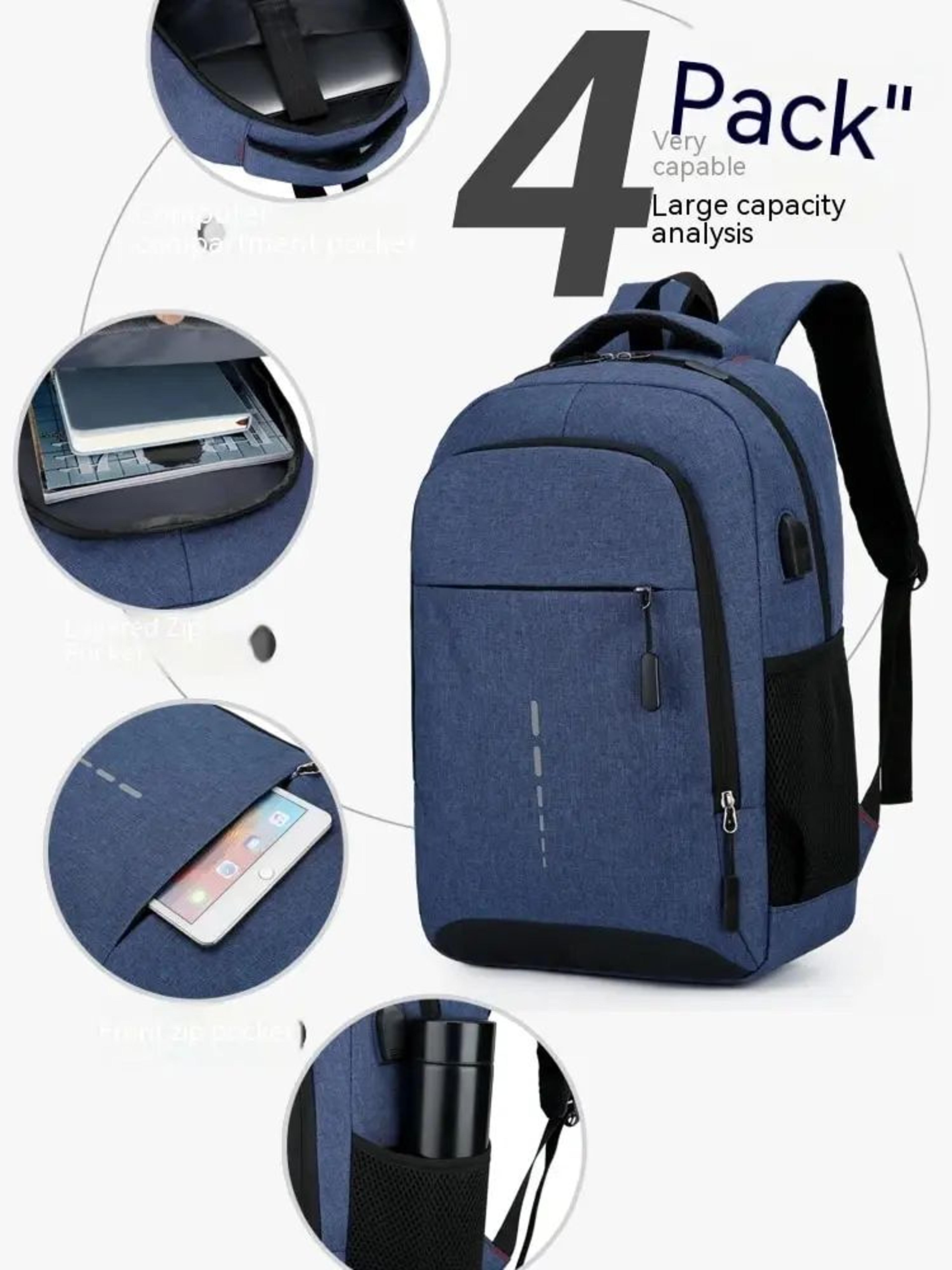 Large Capacity Travel  College Backpack With Laptop Pocket 11