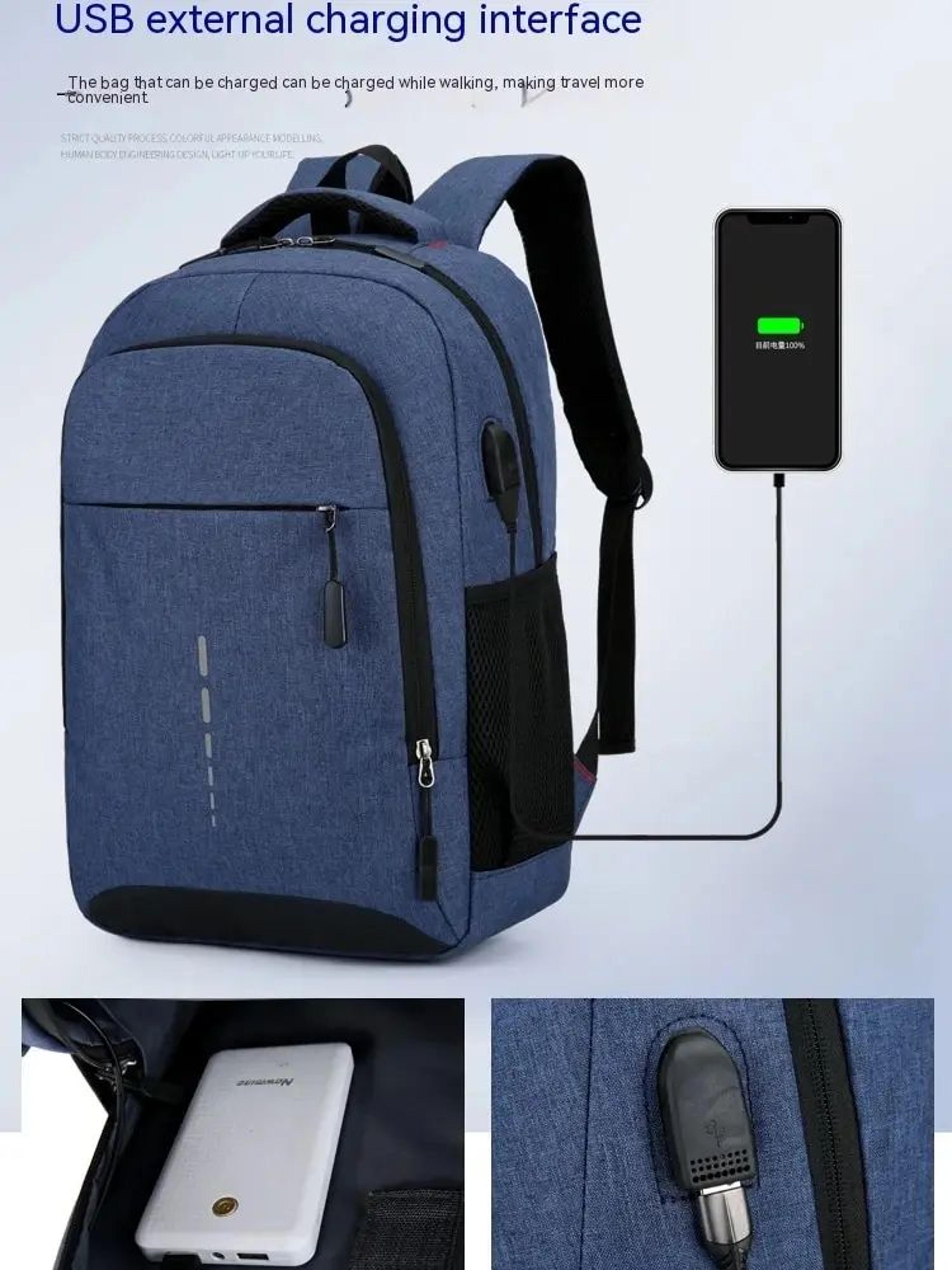 Large Capacity Travel  College Backpack With Laptop Pocket 12