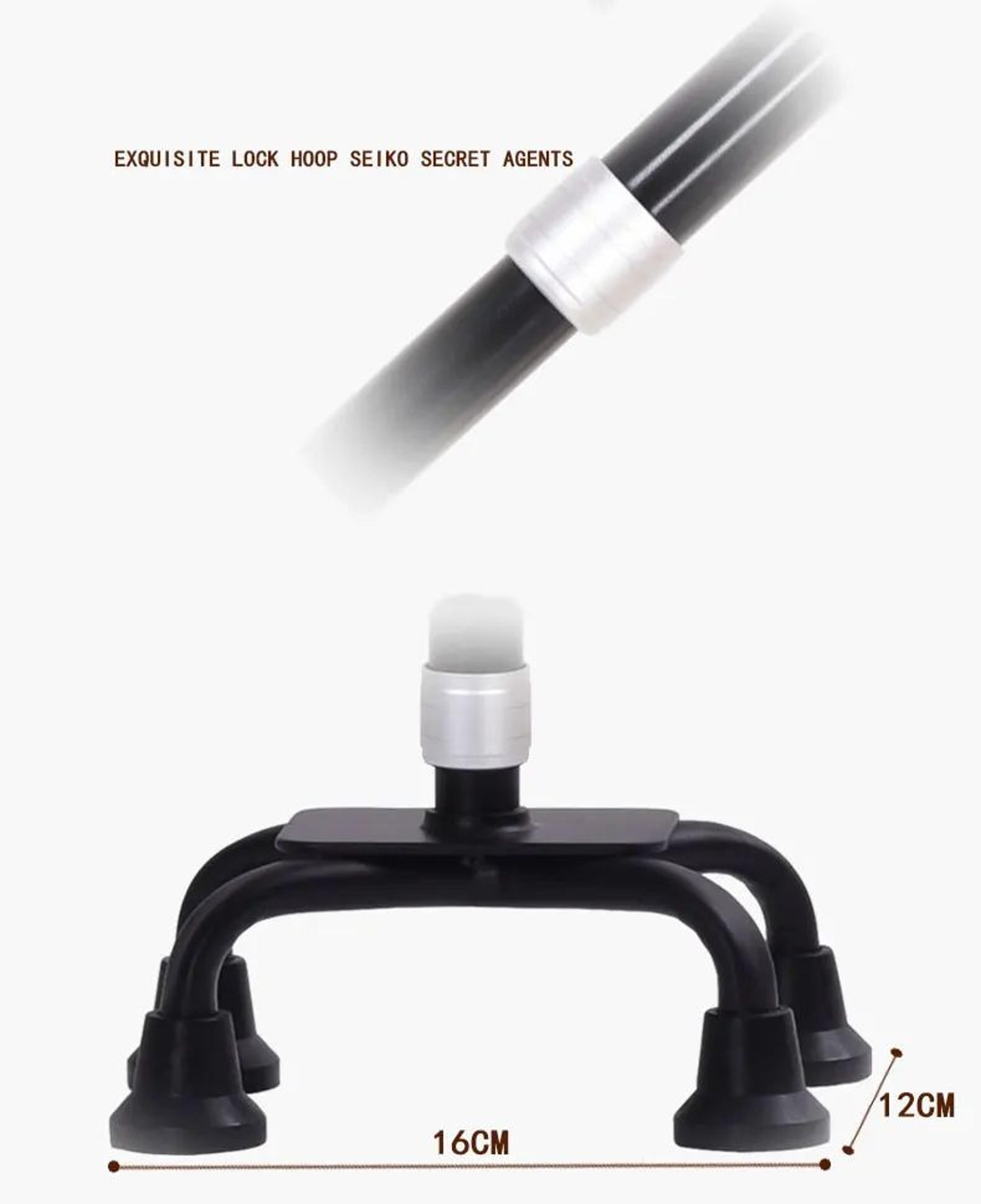 Retractable NonSlip Aluminum Walking Cane With LED Light 6