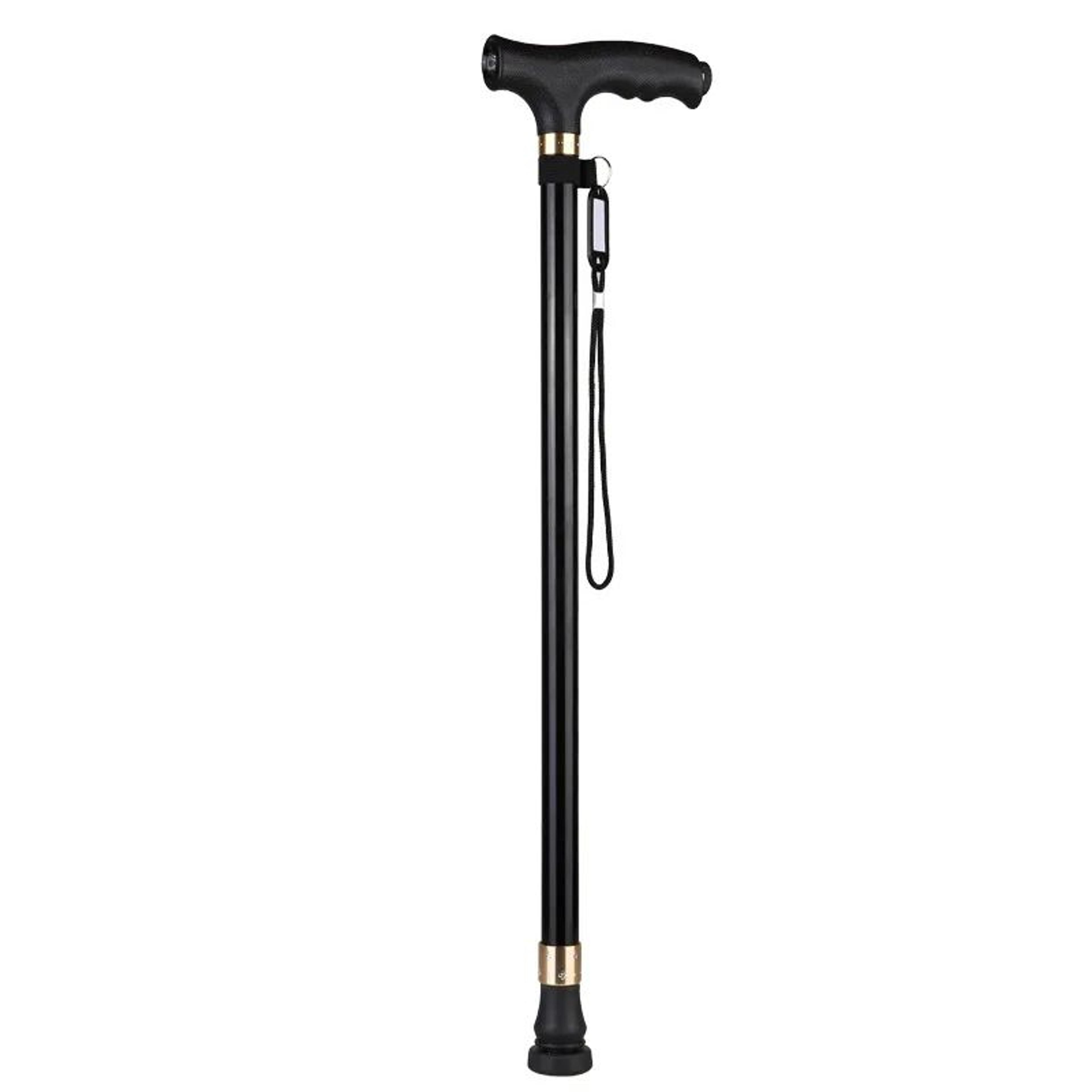 Retractable NonSlip Aluminum Walking Cane With LED Light 12