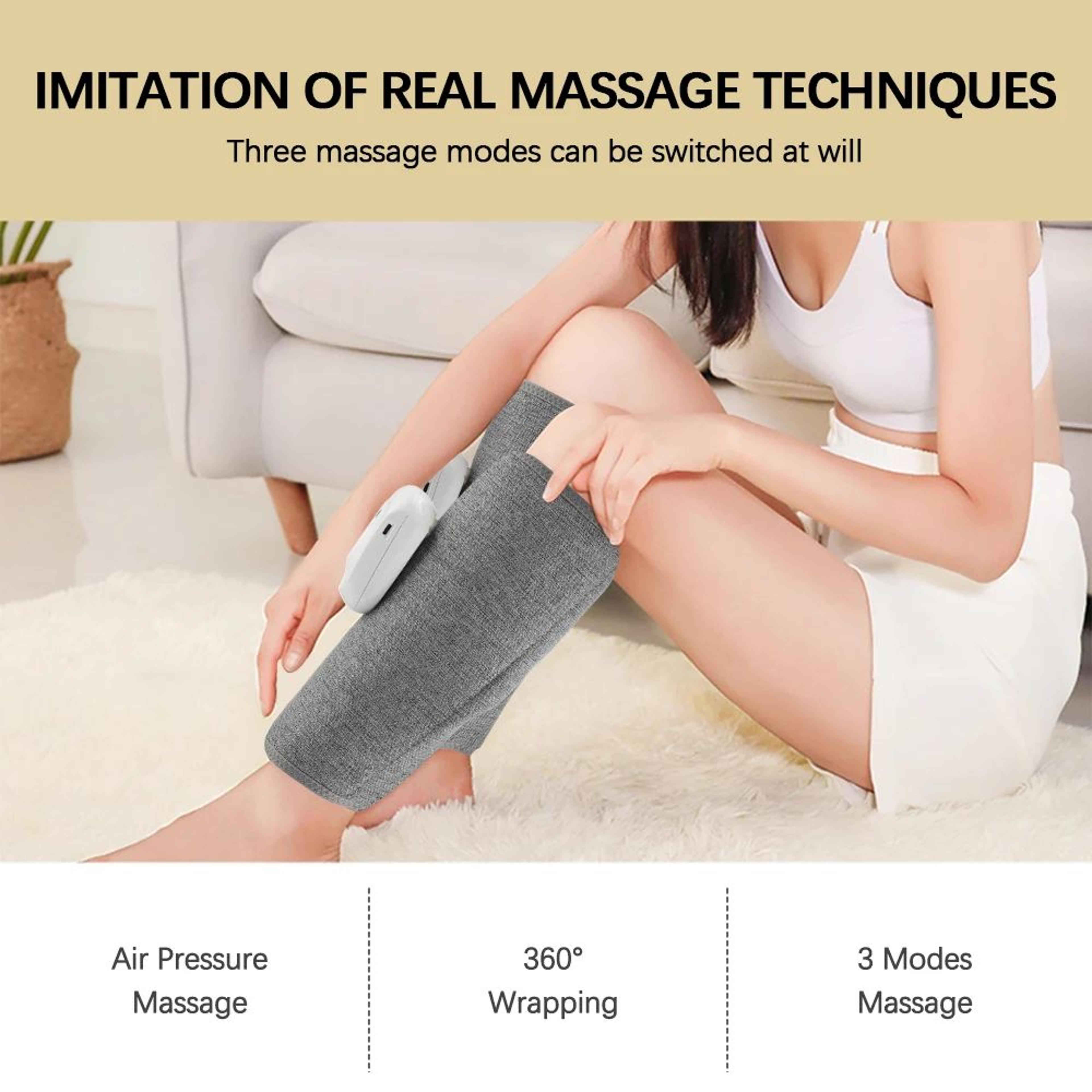 Wireless 360 Air Pressure Calf  Leg Massager With 3 Modes 8
