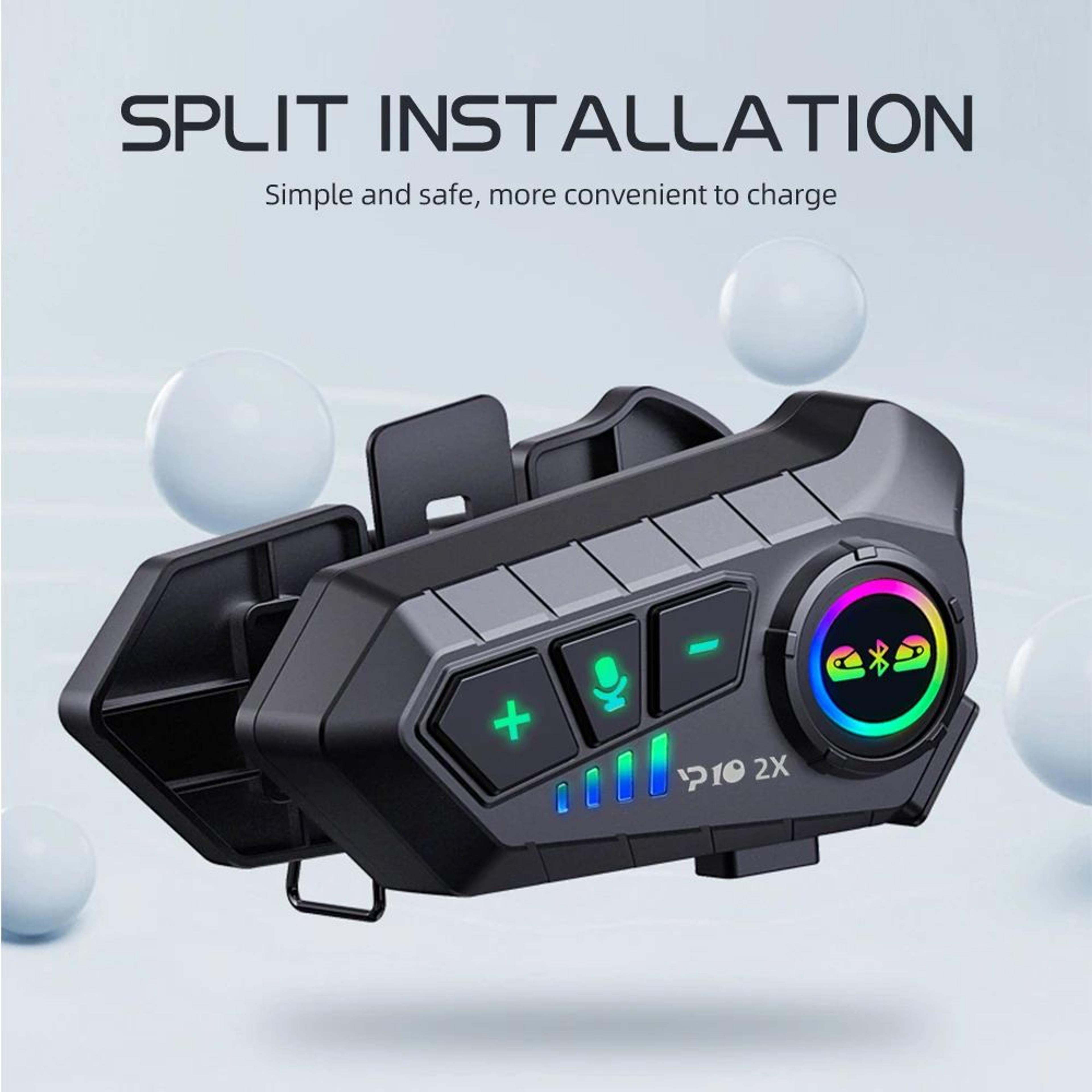 Kebidumei YP10 Wireless Bluetooth 53 Motorcycle Helmet Intercom Headset 5