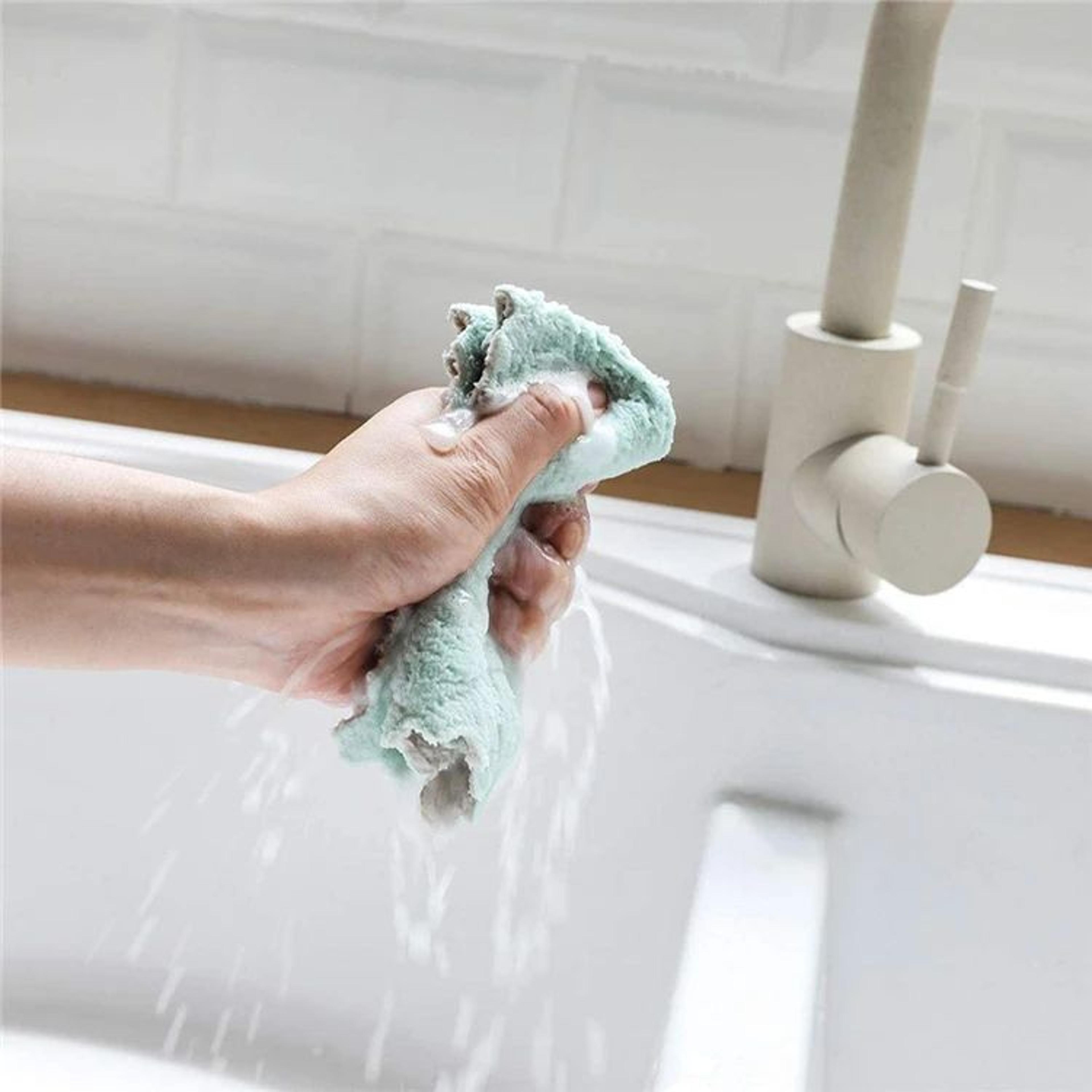 10Pack Super Absorbent Coral Velvet Kitchen Dish Towels 7