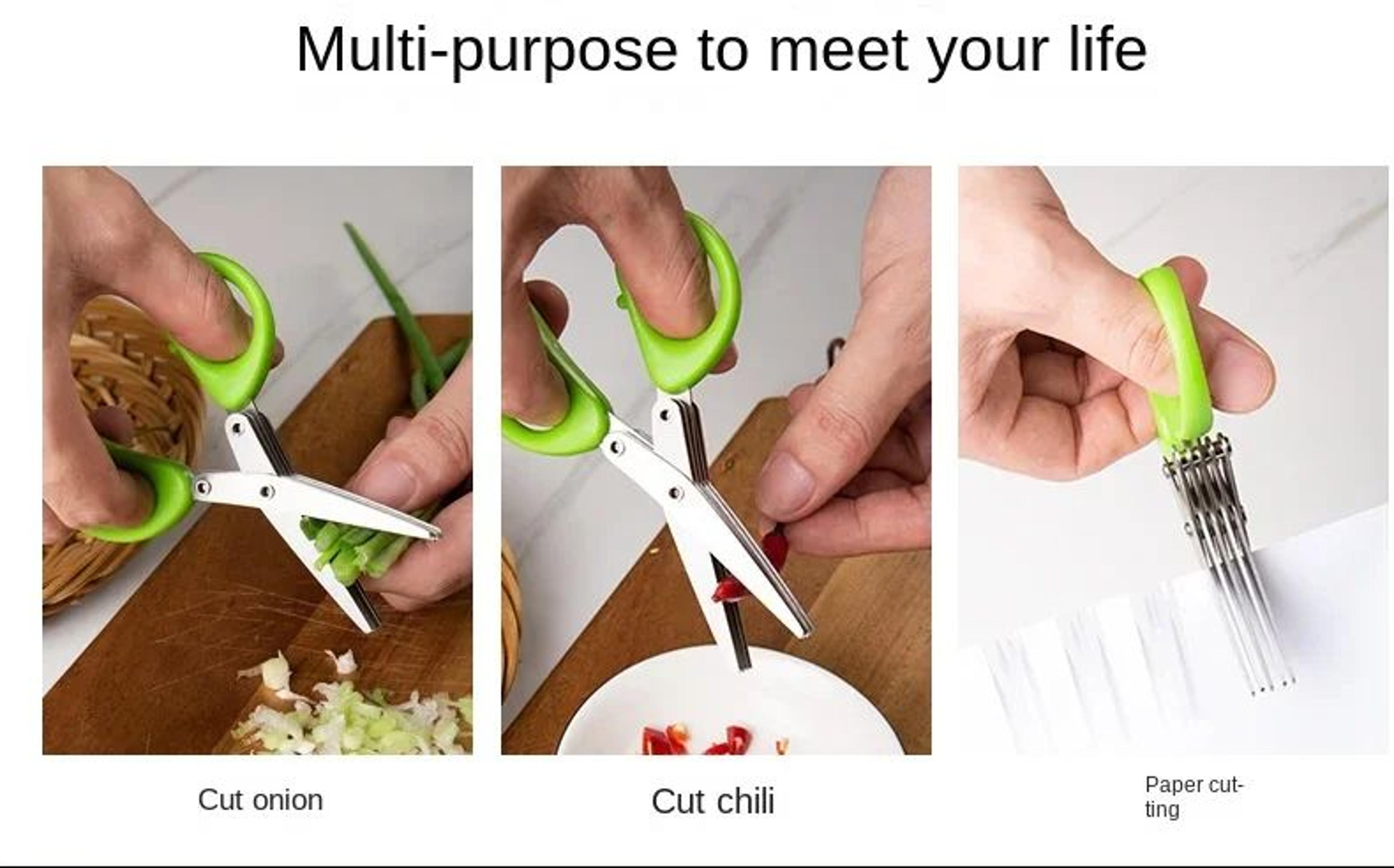 Multi Layer Stainless Steel Kitchen Scissors 6