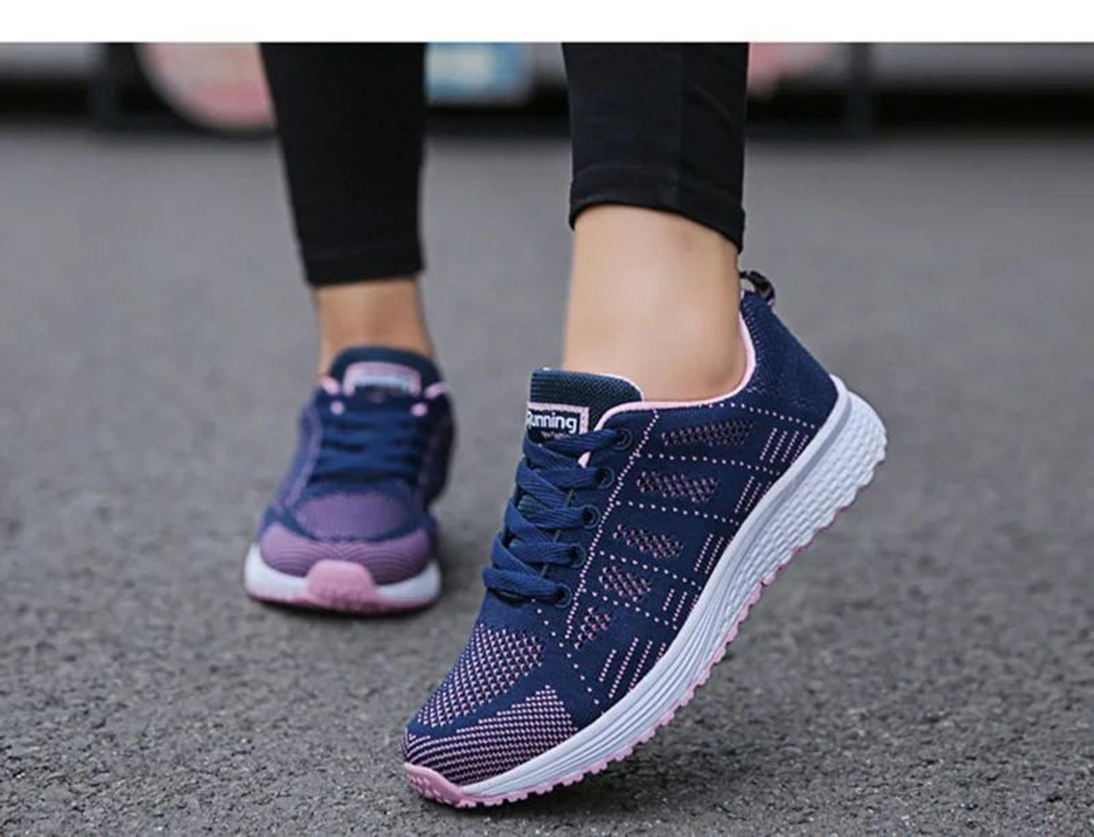 Women Breathable Mesh Walking Sneakers 11