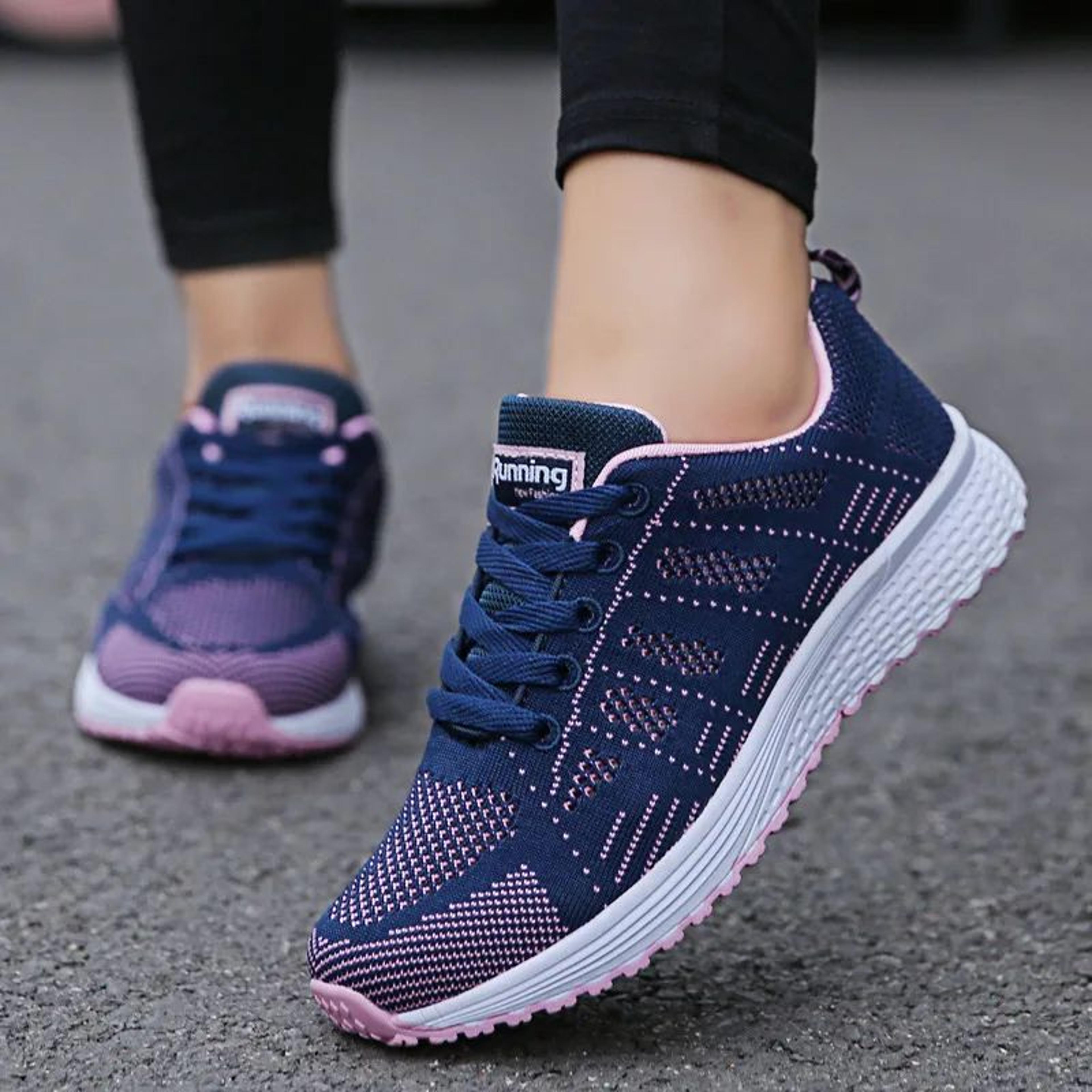 Women Breathable Mesh Walking Sneakers 20