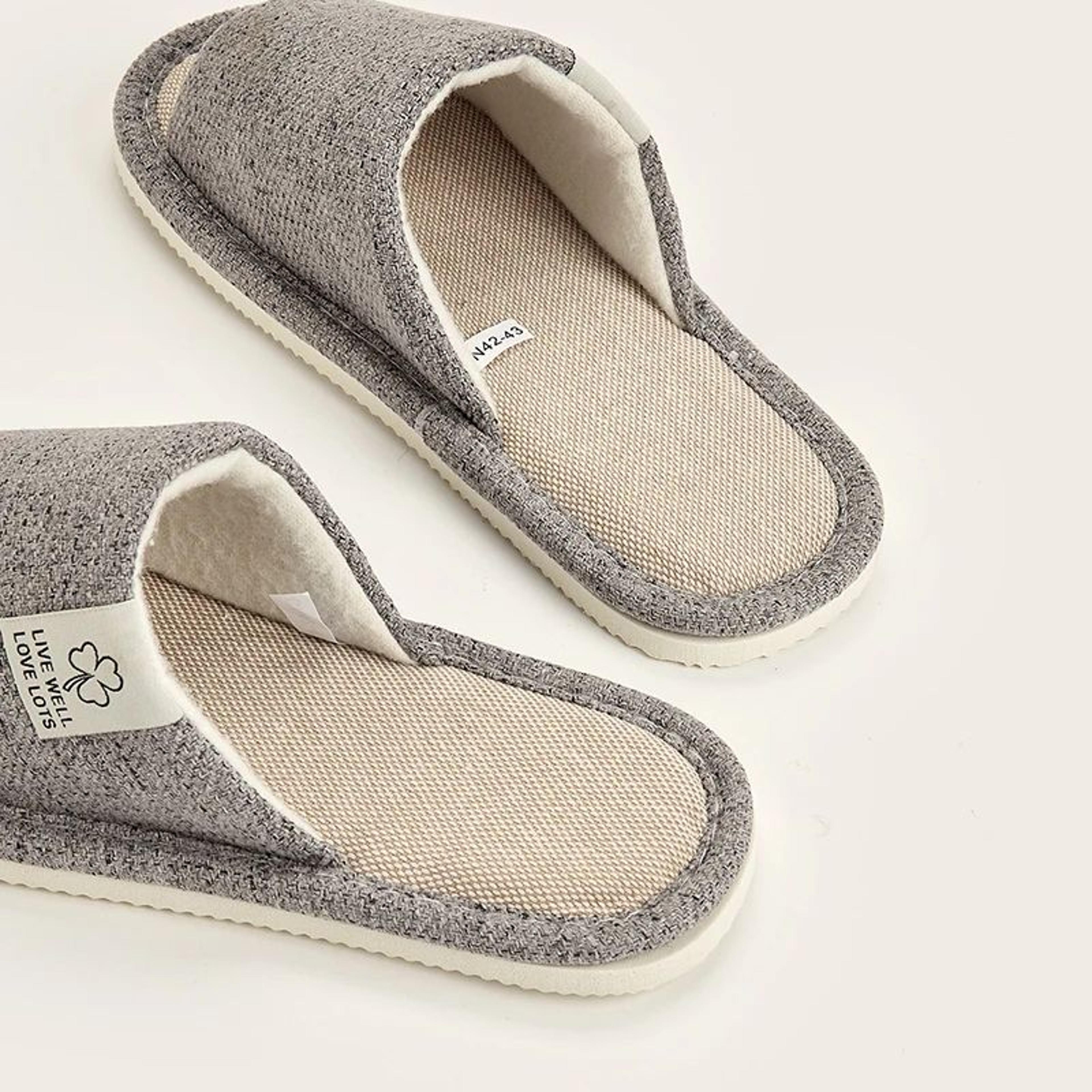 Breathable Linen Home Slippers 5