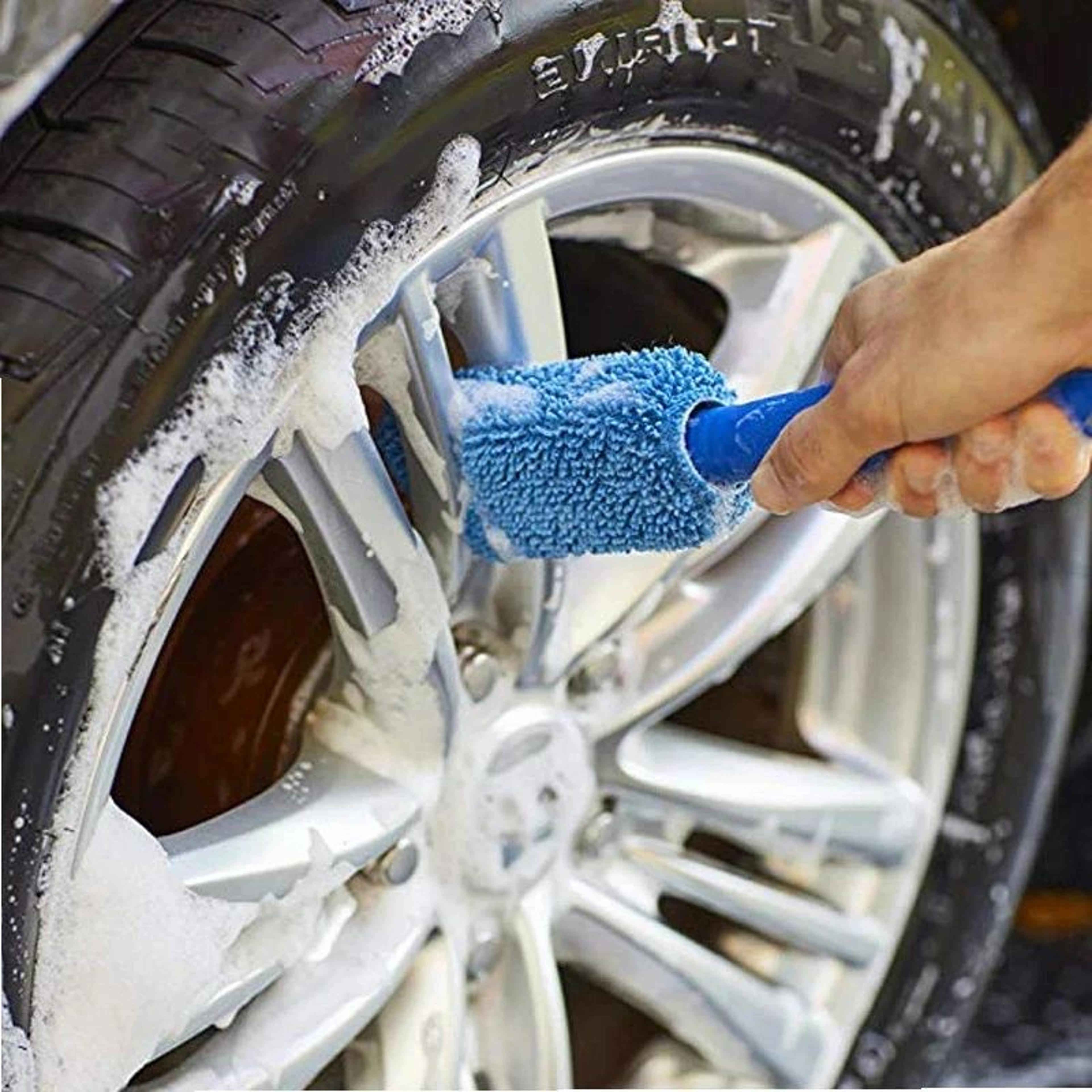 Microfiber Car Wheel And Rim Cleaning Brush 0