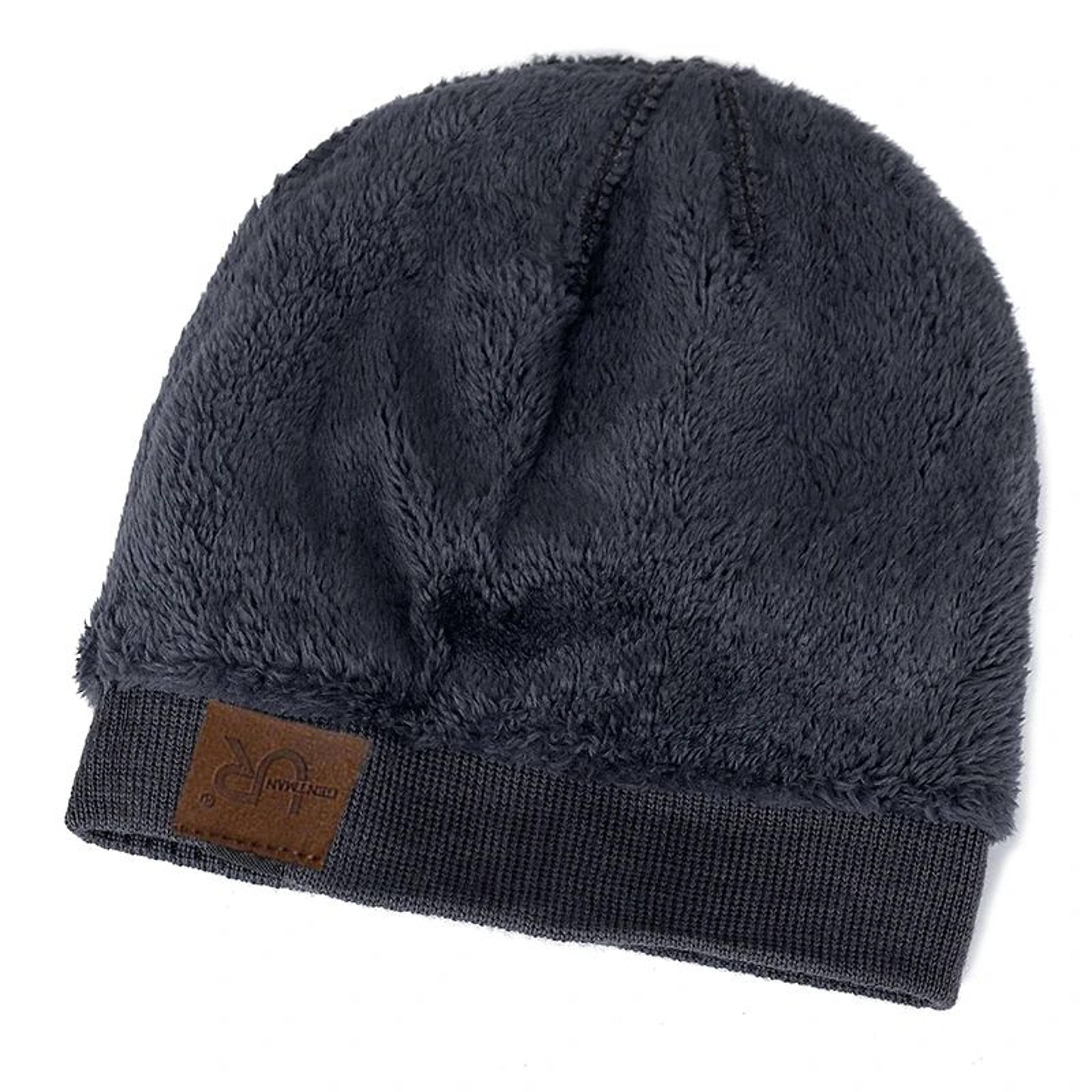 Fur Lined Knitted Winter Beanie For Men And Women 3