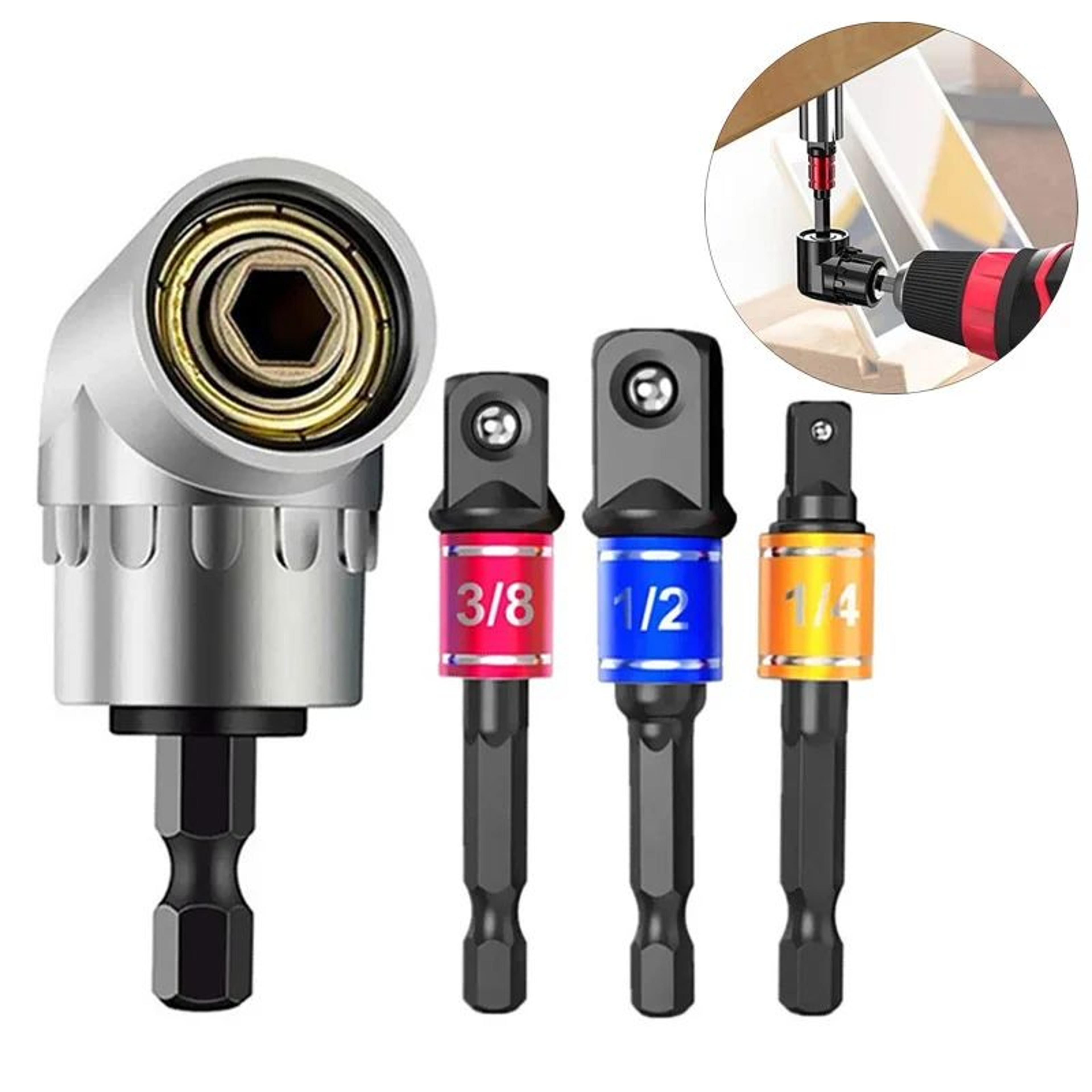 105 Degree Angle Socket Adapter Extension Set 6