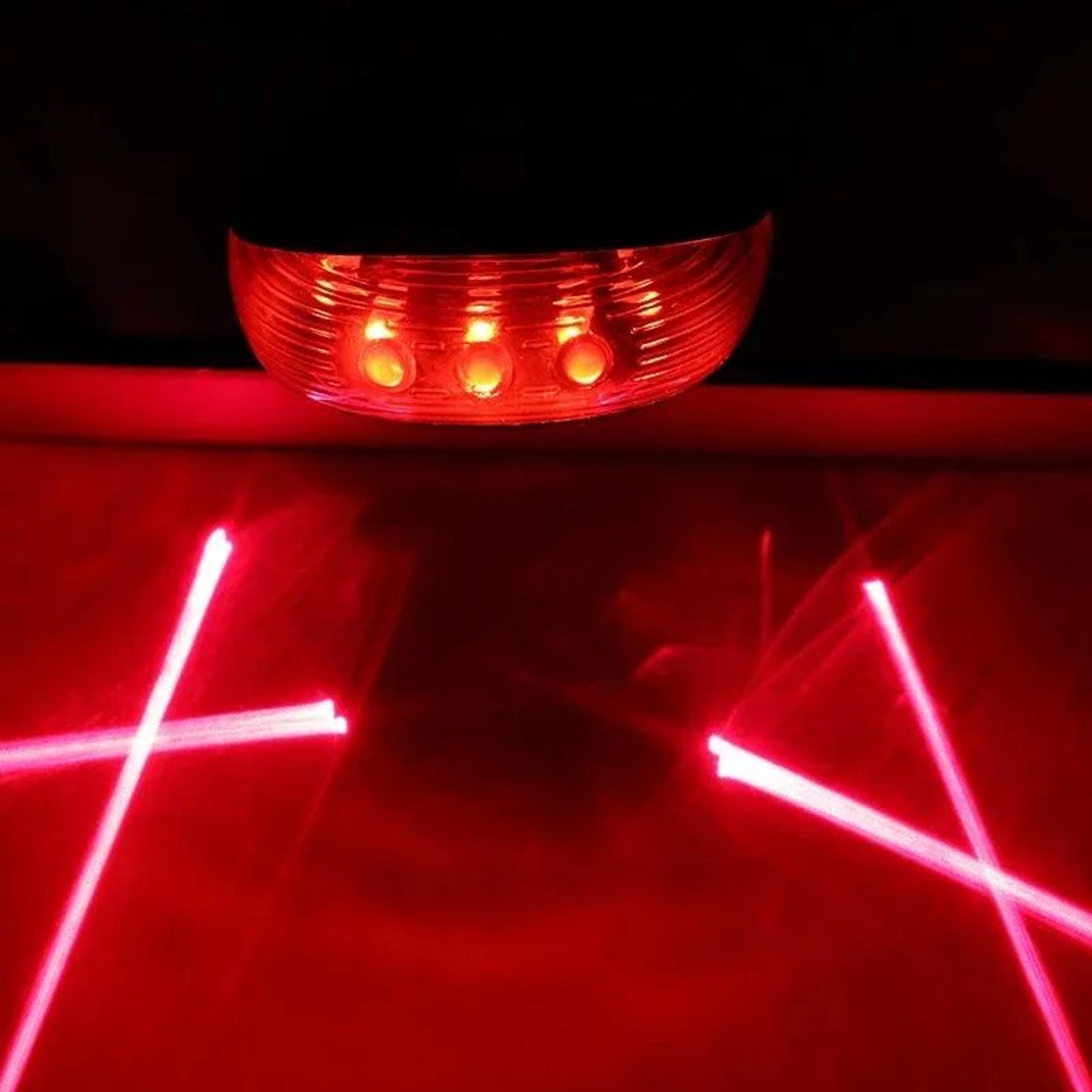 Bike LED Rear Safety Light With Laser Guide 8