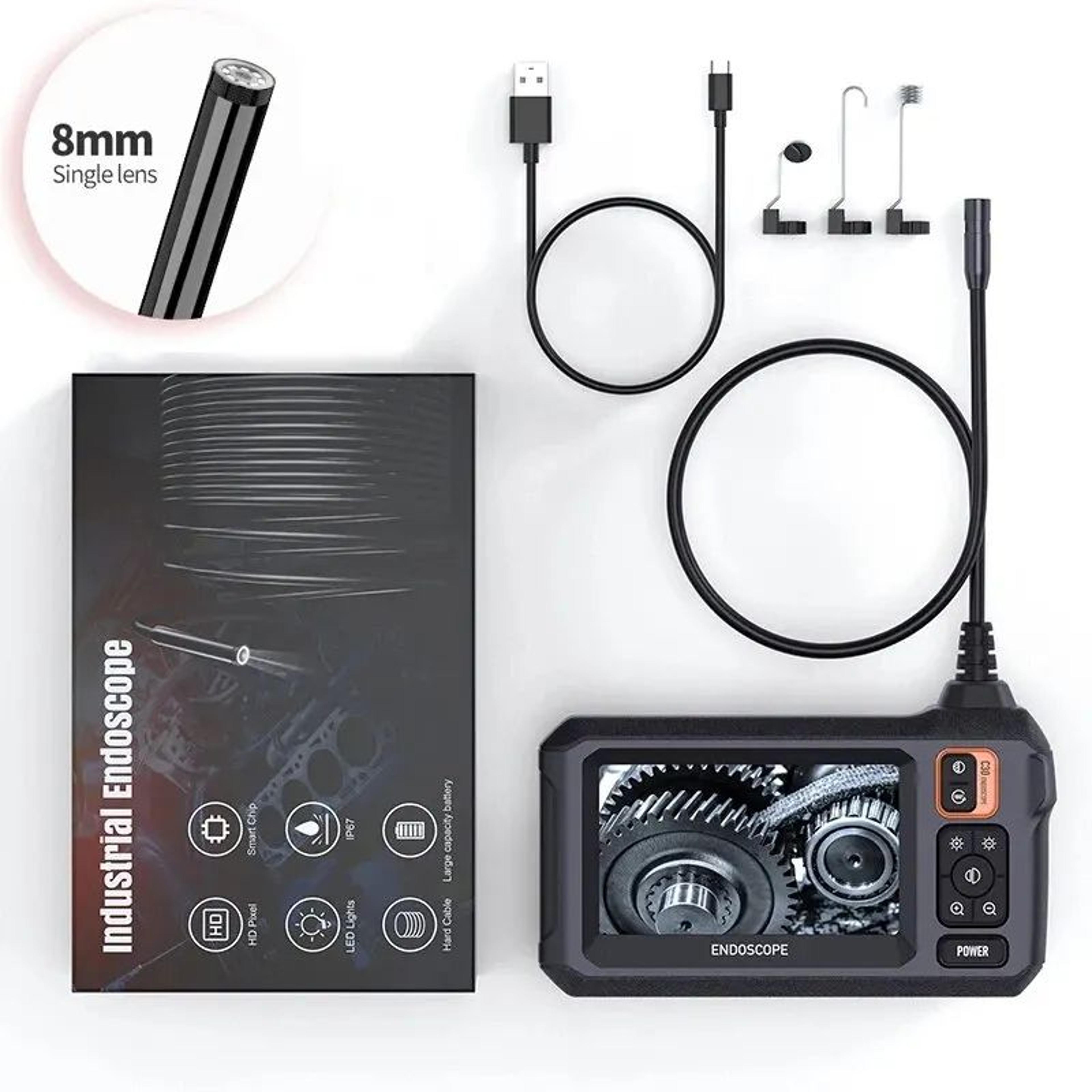 HD Industrial Endoscope Camera With IPS Screen 13