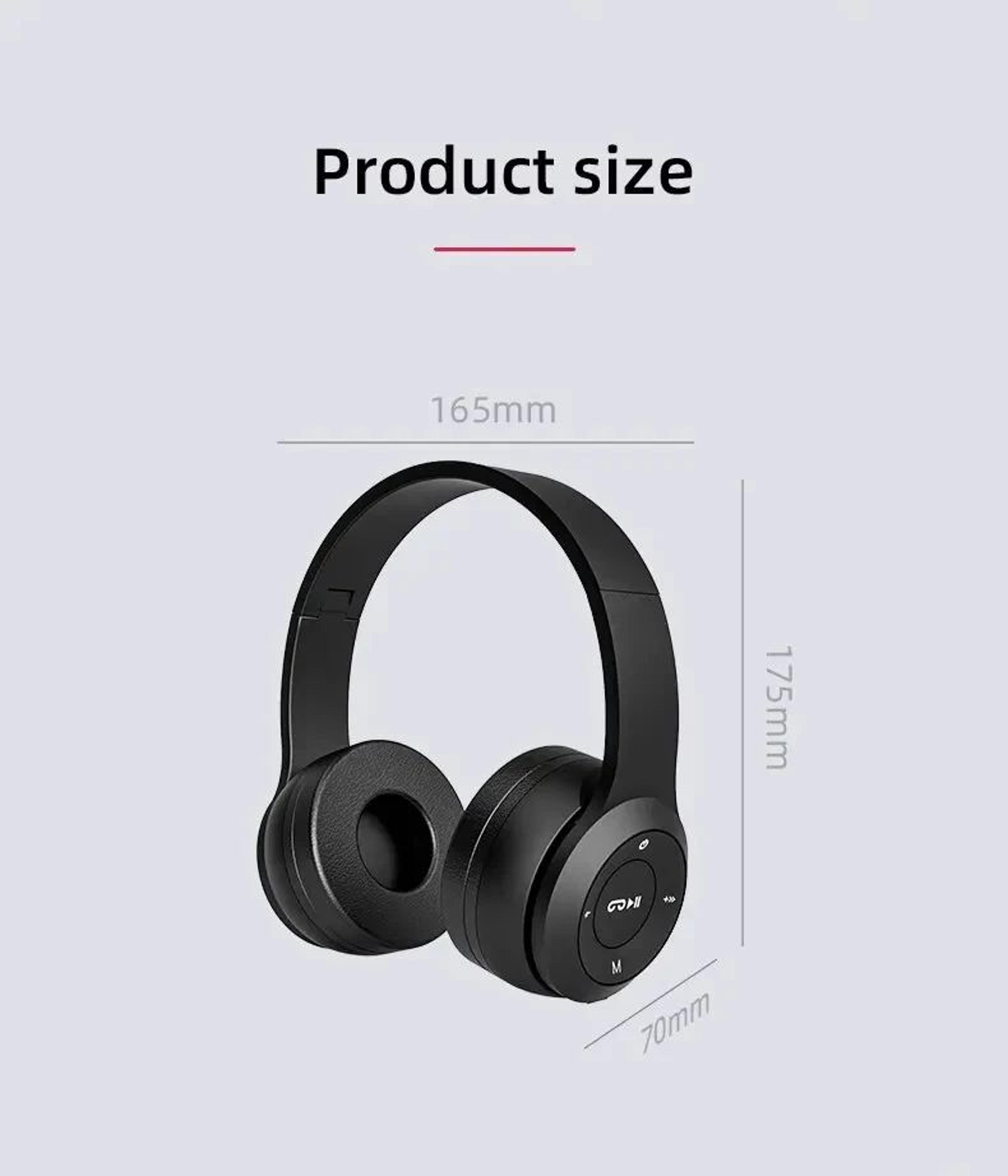 Wireless Bluetooth Noise Canceling Headphones P47 12