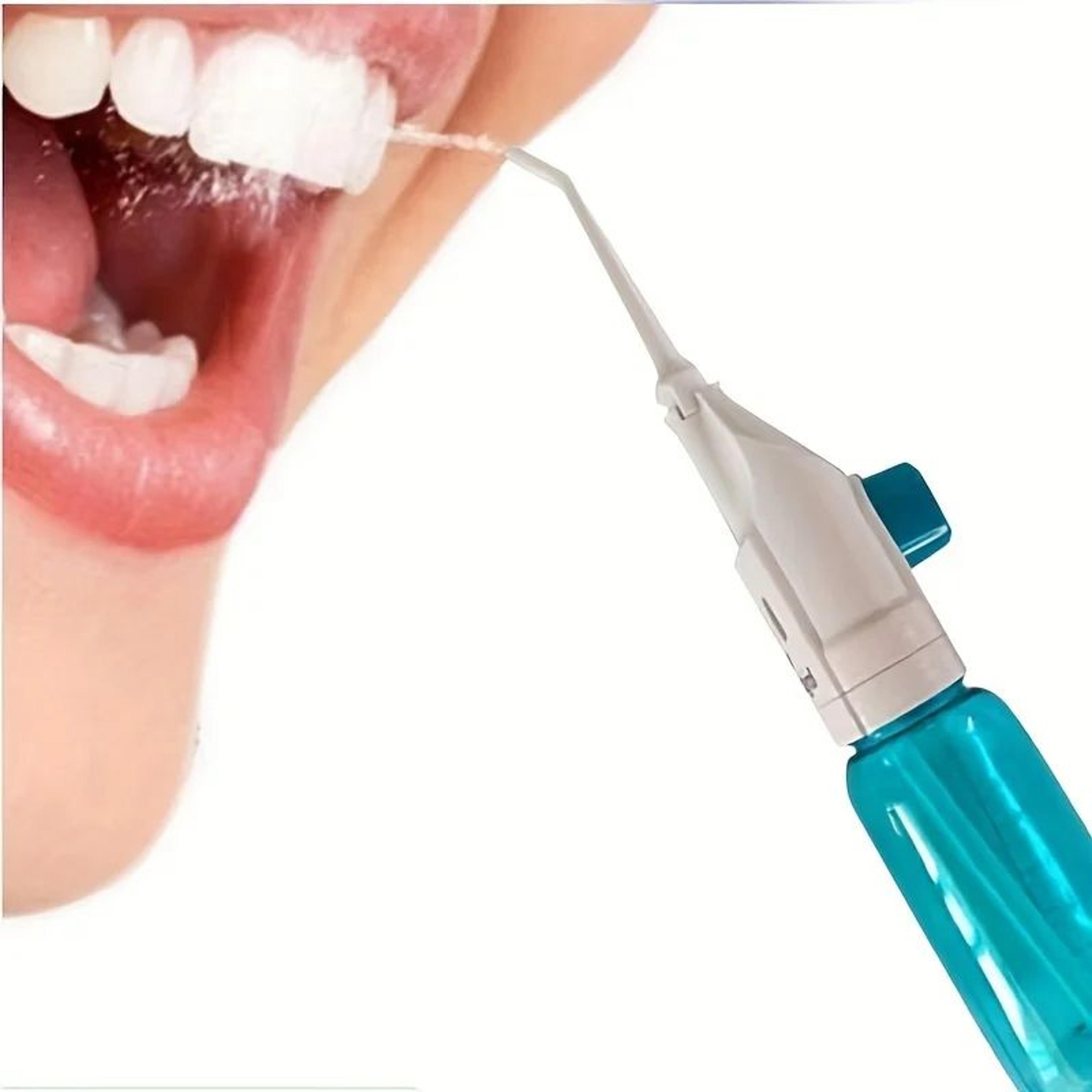 Portable Manual Oral Irrigator Water Flosser 0