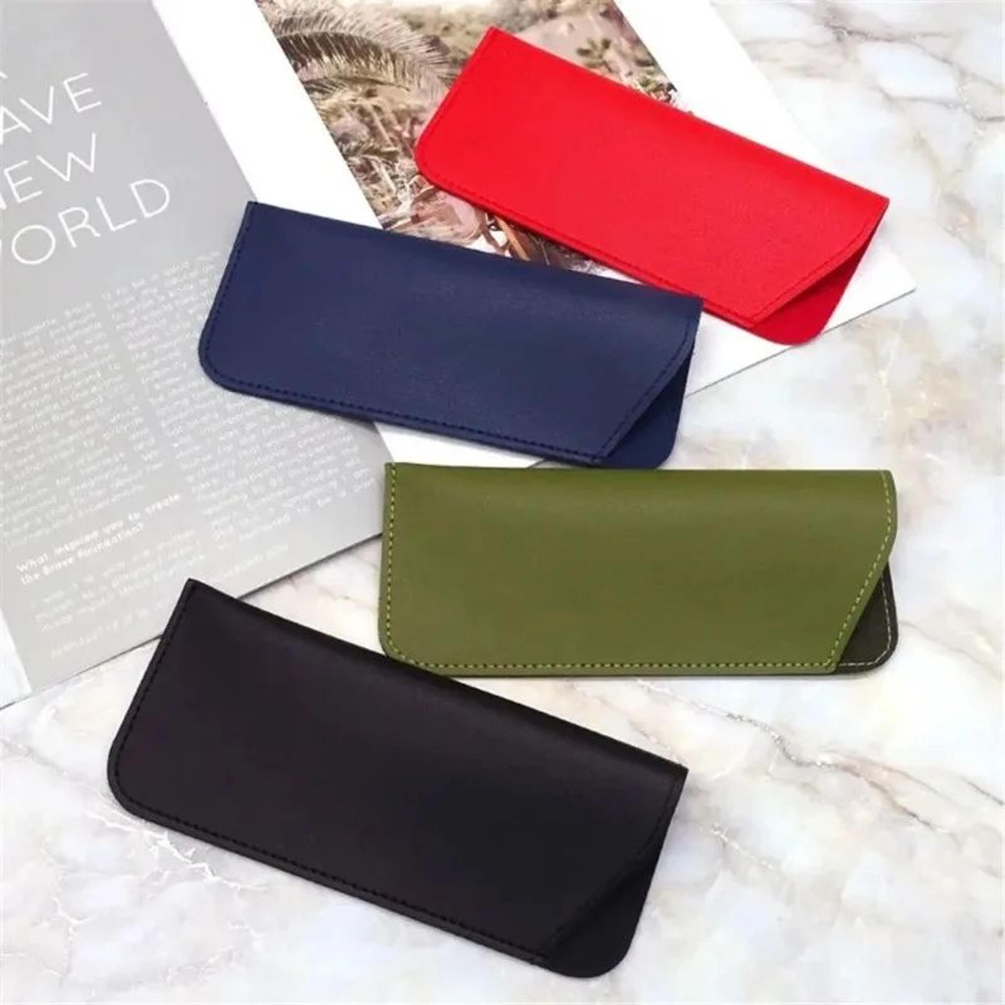 PU Leather Glasses Protective Pouch Case 2