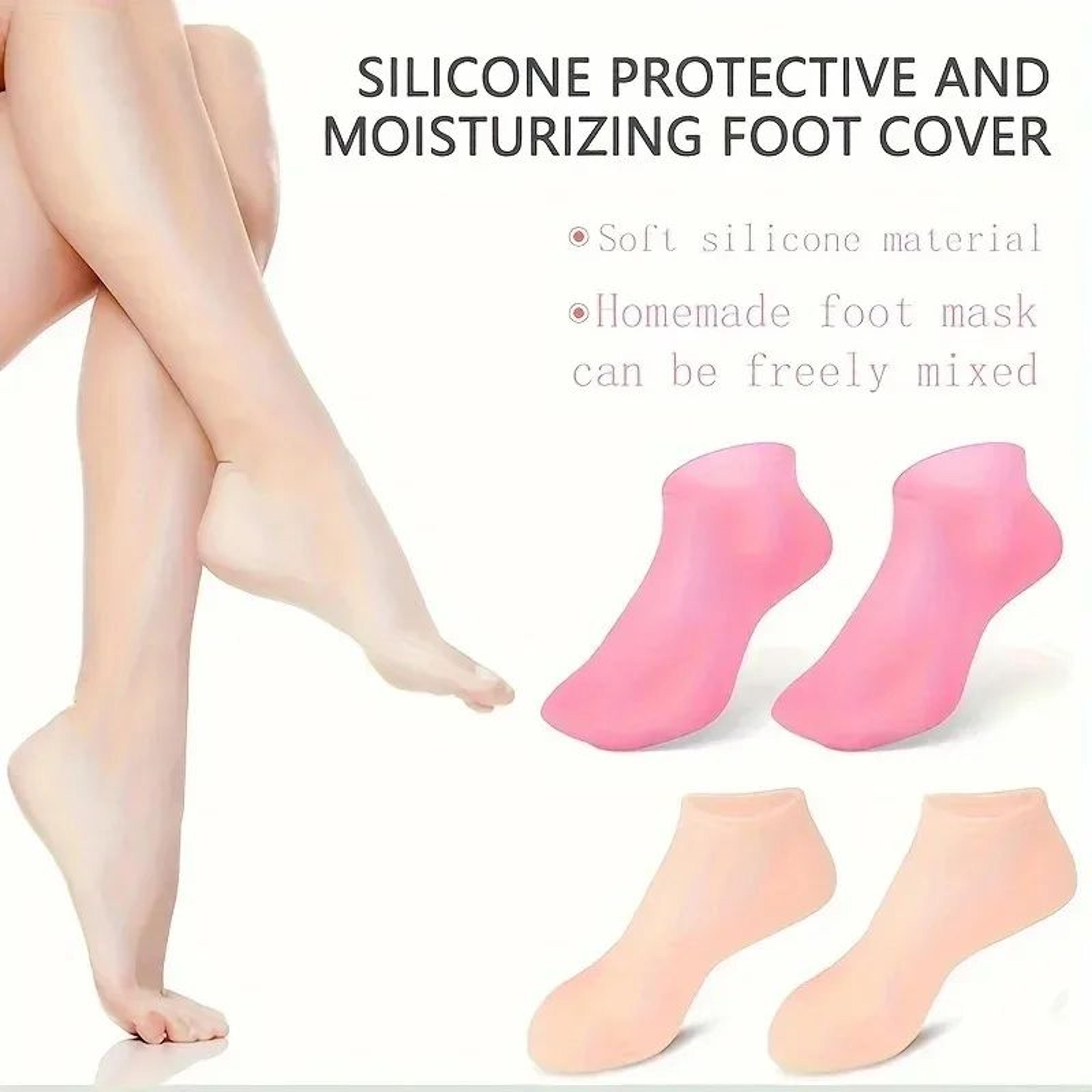 Silicone Moisturizing Foot Care Socks For Soft Heels 0