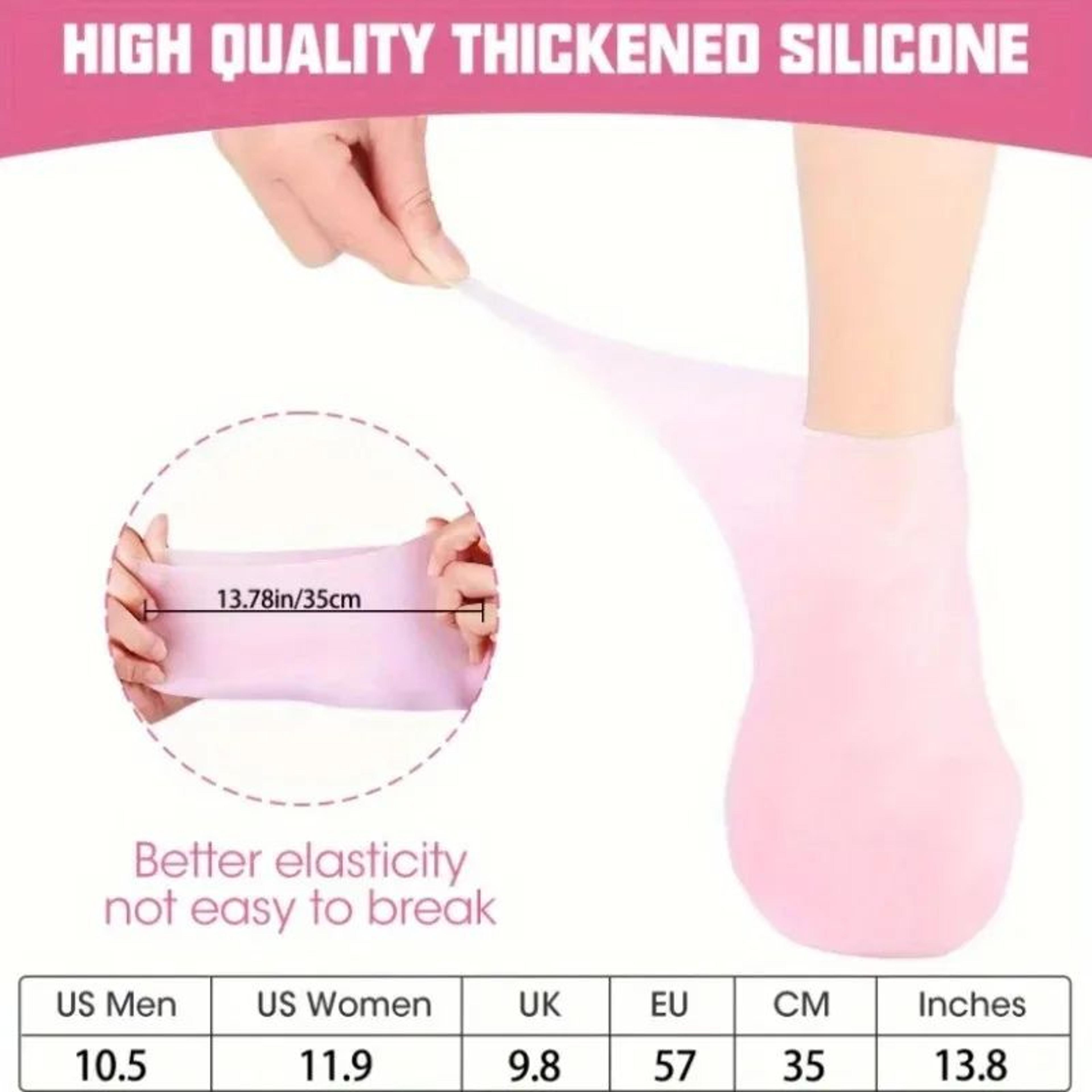 Silicone Moisturizing Foot Care Socks For Soft Heels 7