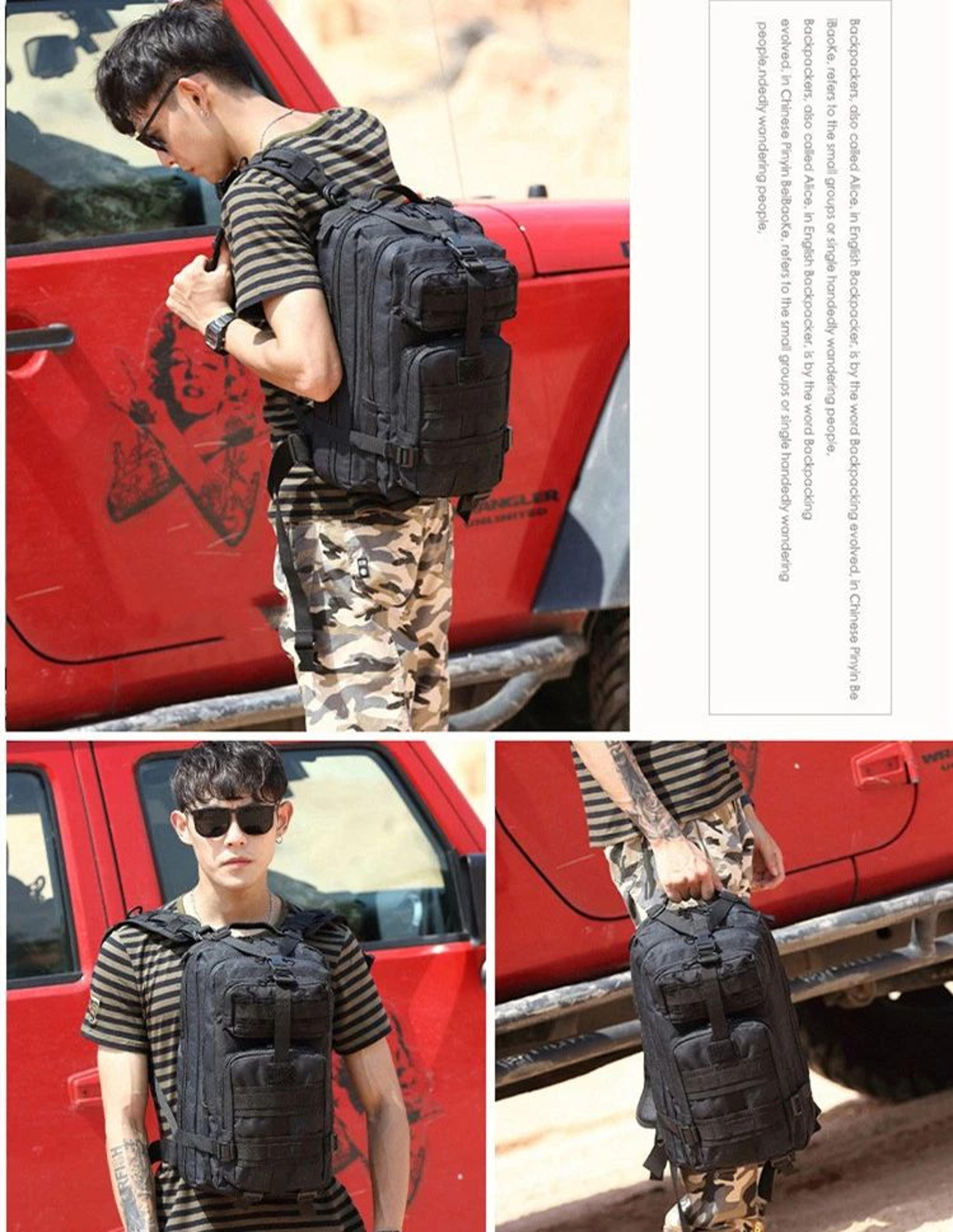 Tactical Outdoor Camouflage Backpack 7