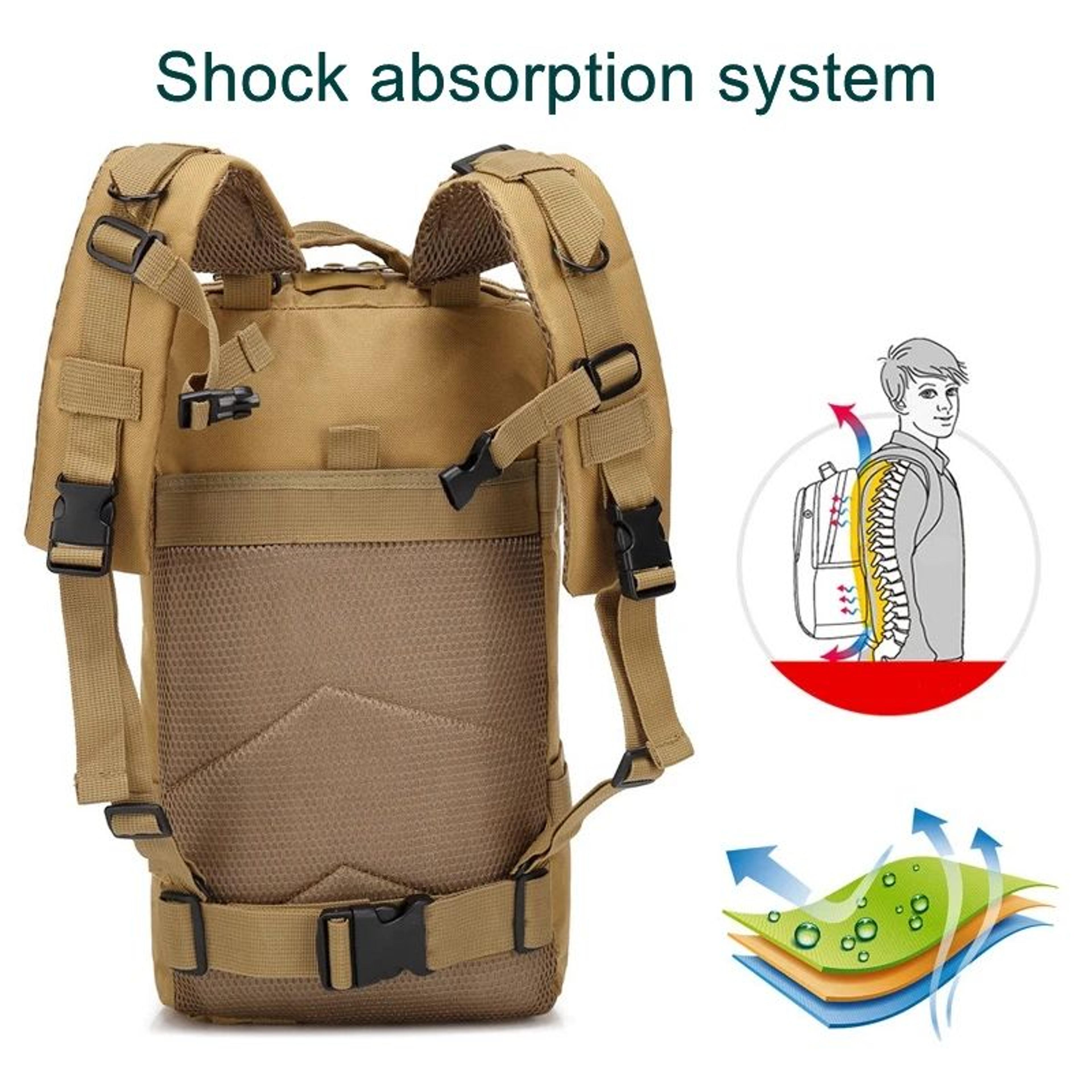 Tactical Outdoor Camouflage Backpack 10
