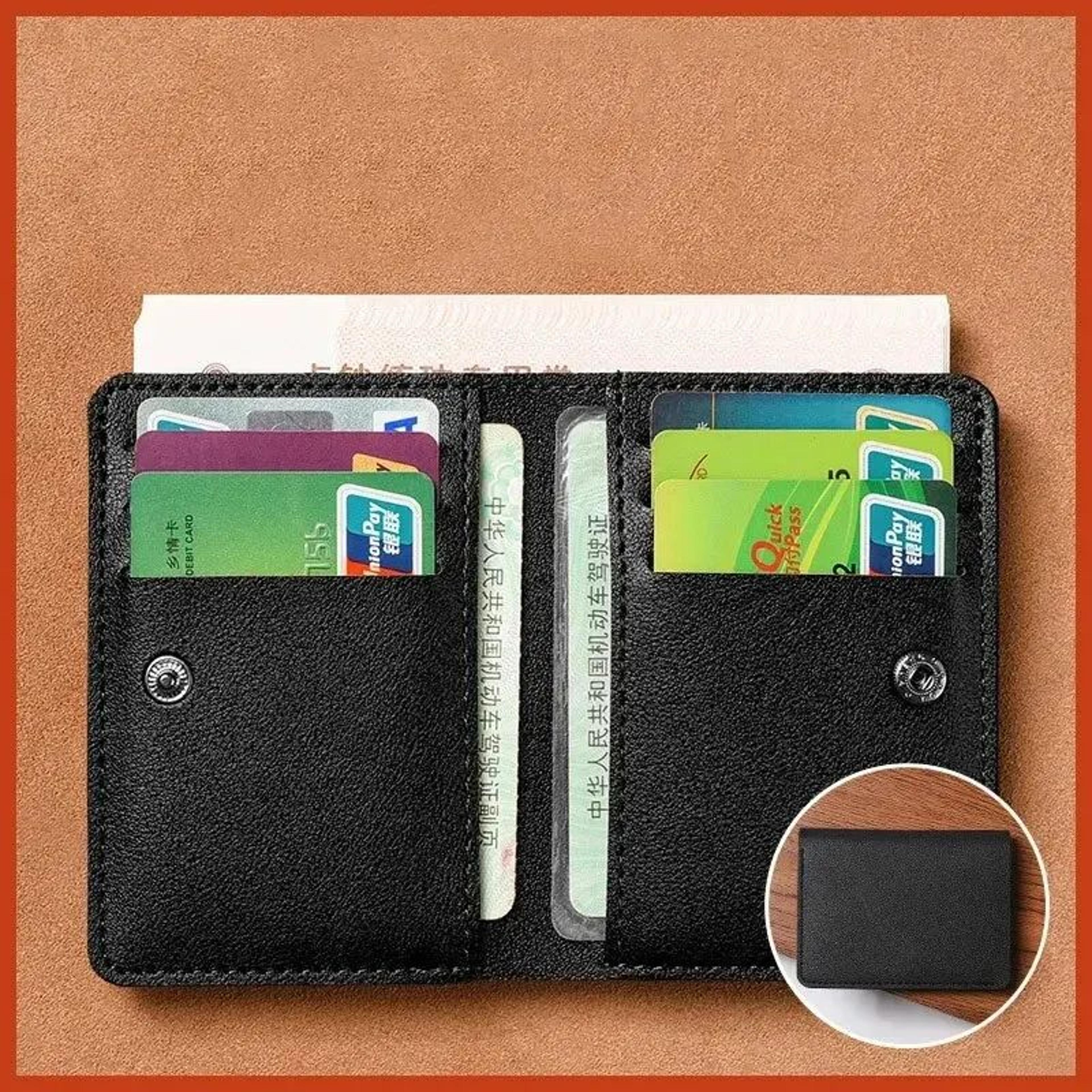 Slim PU Leather Wallet 11