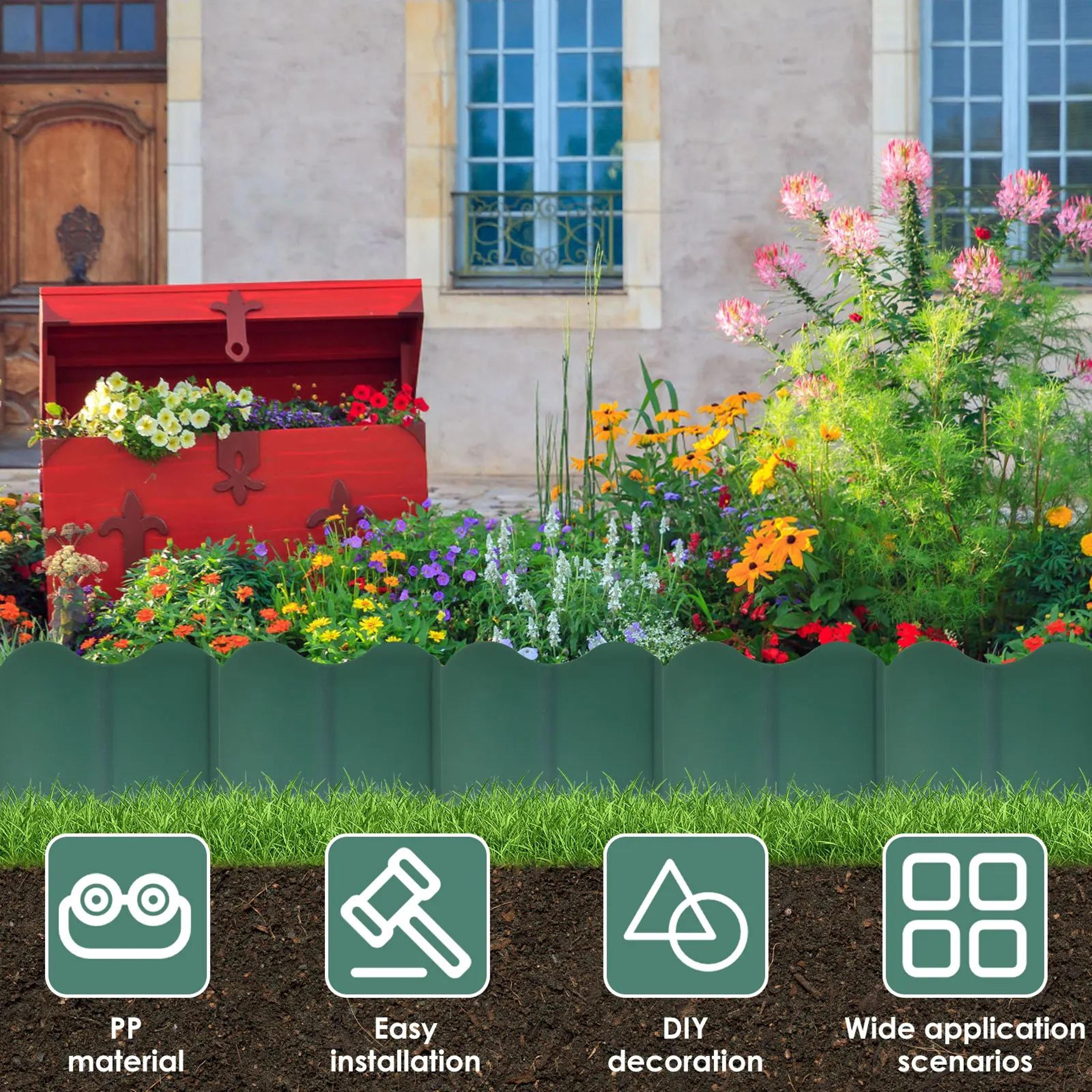 Garden Lawn Edging Fence Border 8