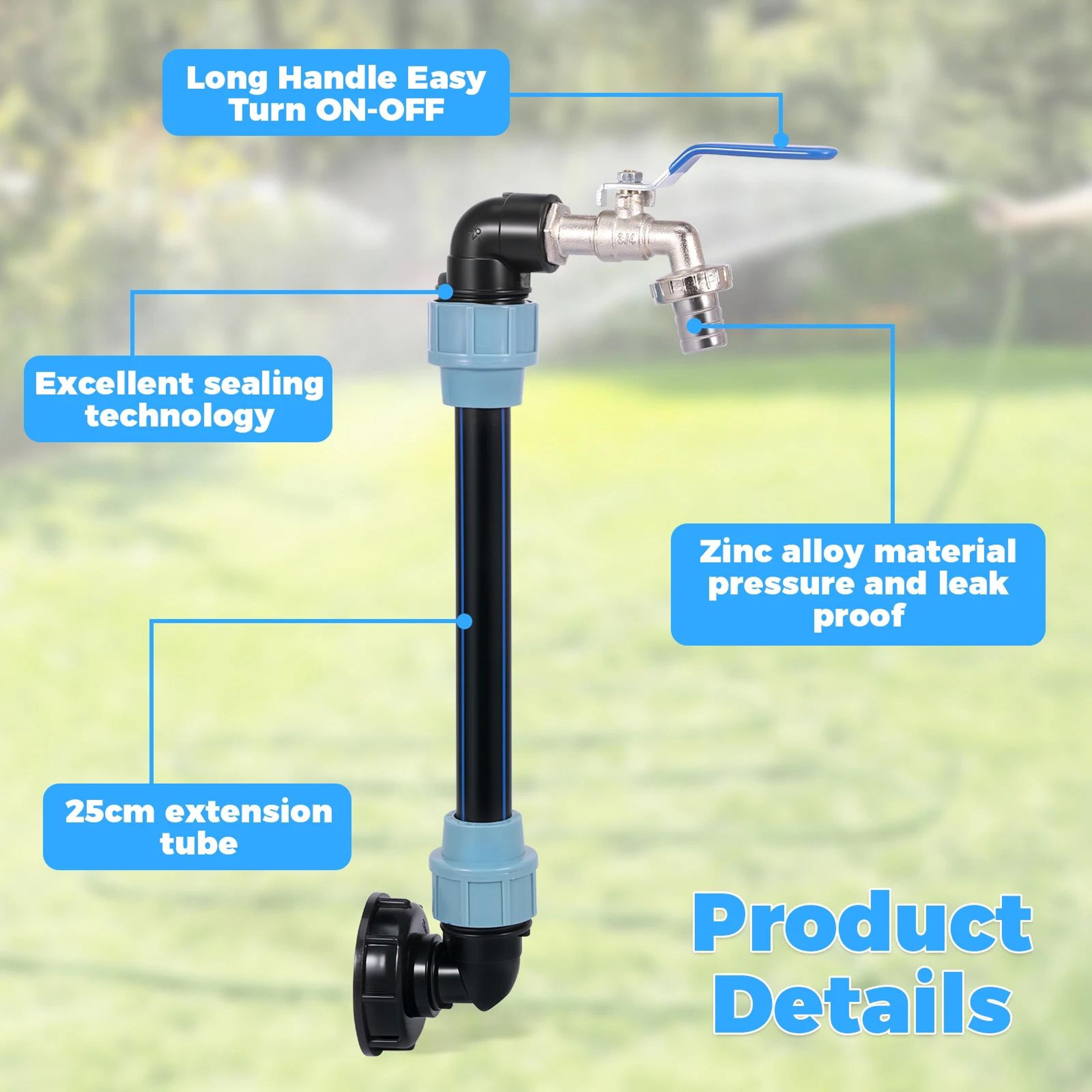 IBC Water Tank Outlet Tap Adapter 6