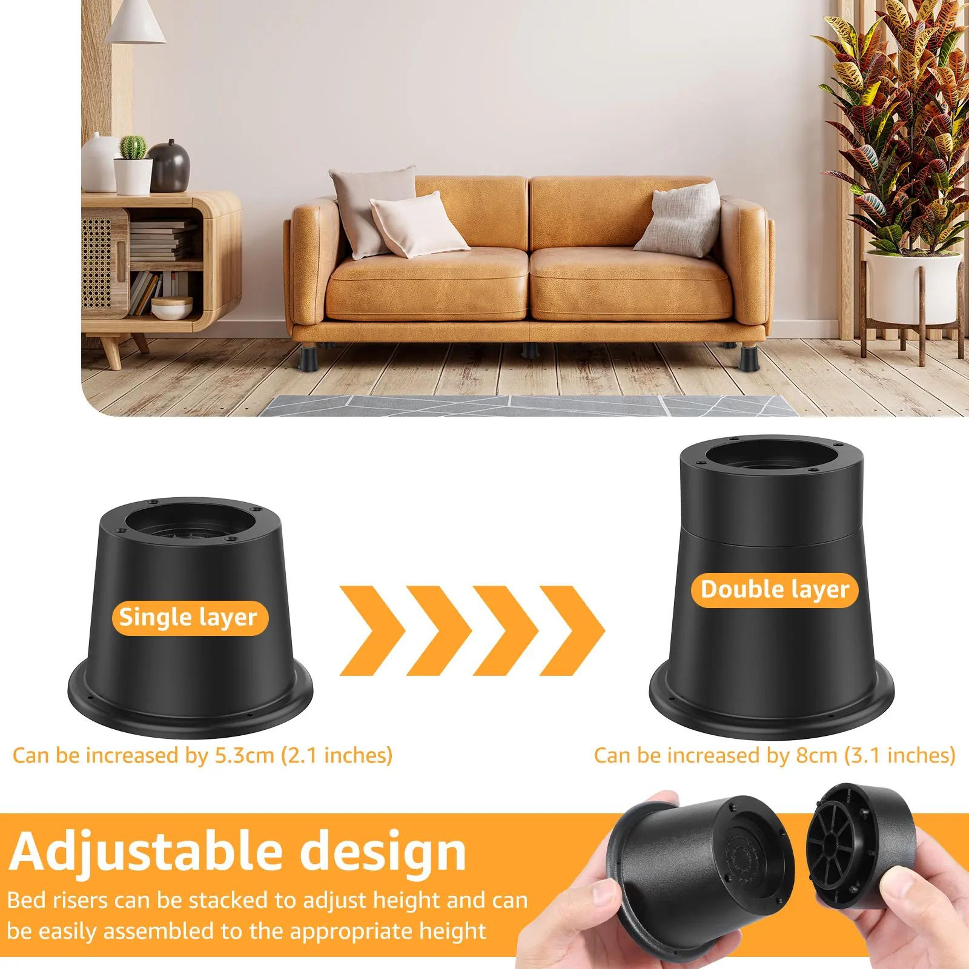 Heavy Duty Furniture Riser Pads 2