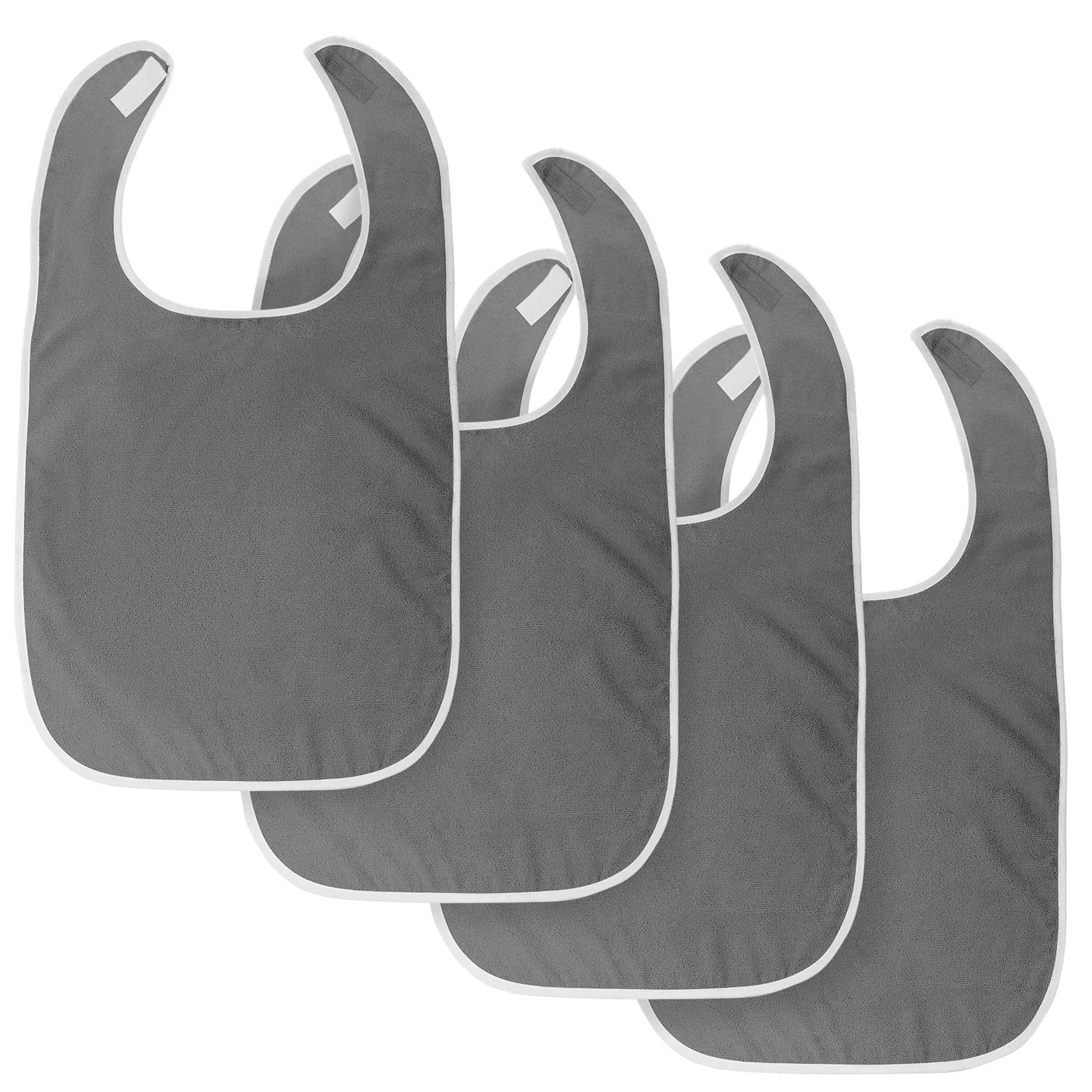 Reusable Adult Feeding Bib Set 12