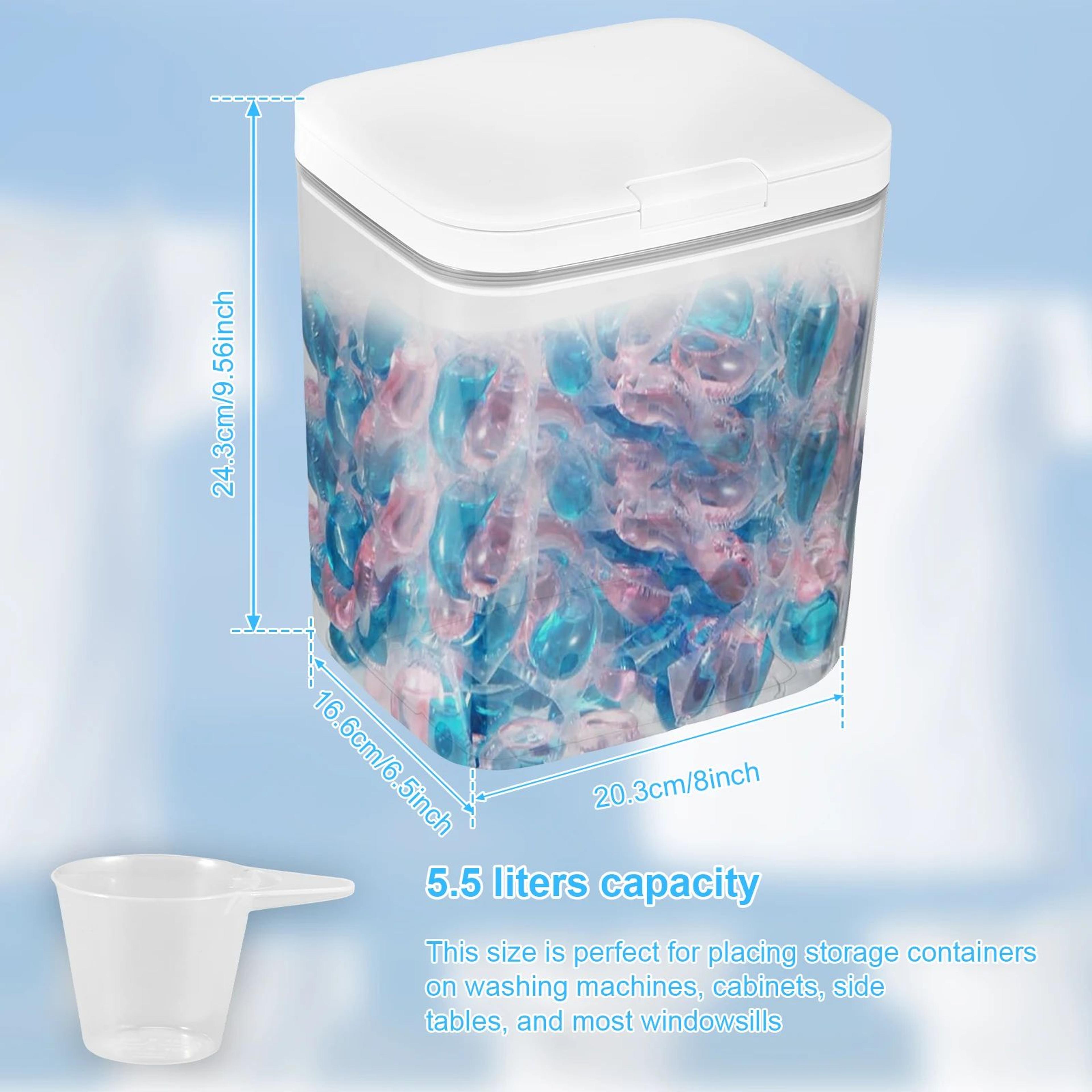 Automatic Pop Up Laundry Pods Storage Box 8