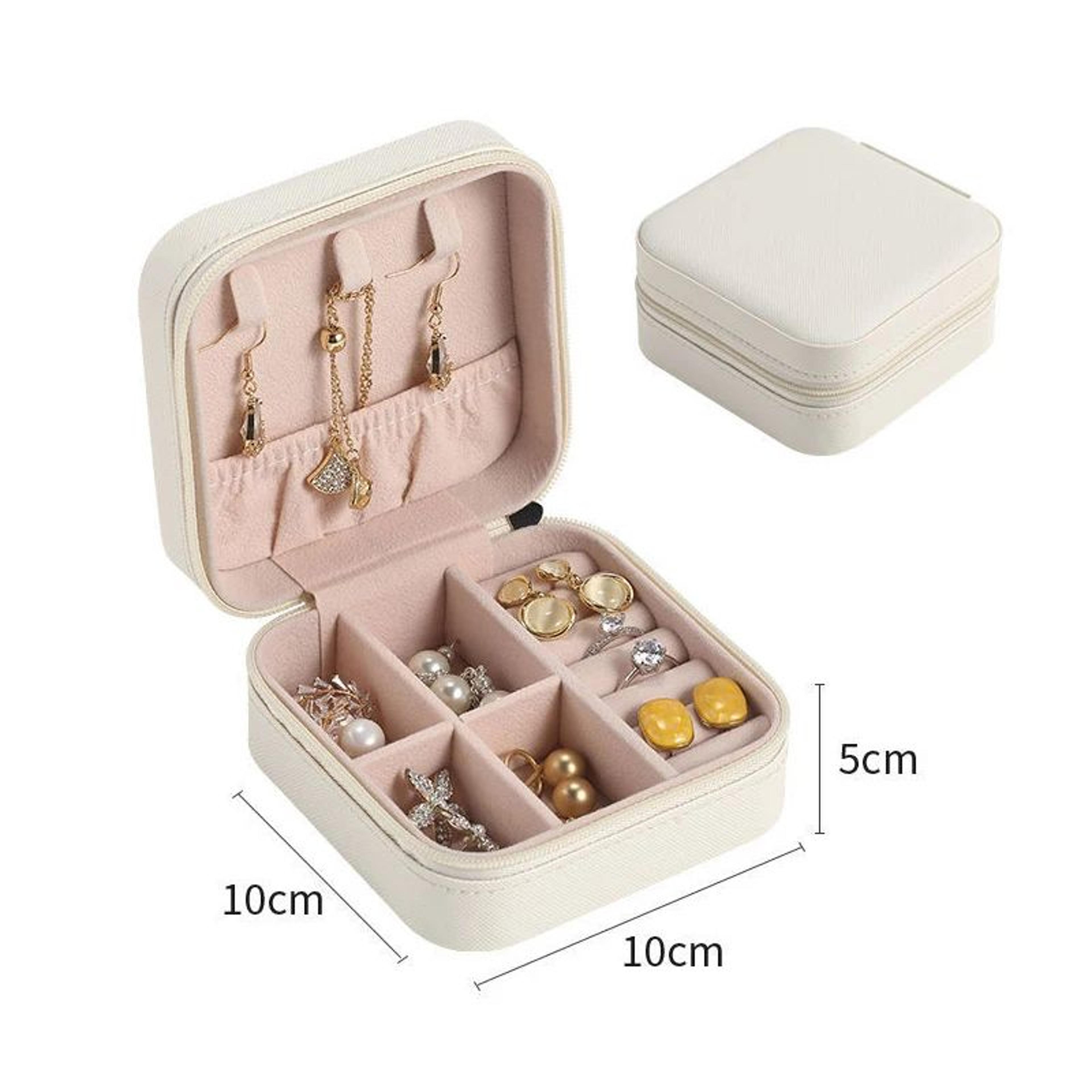 Double Layer Wooden Jewelry Box 13